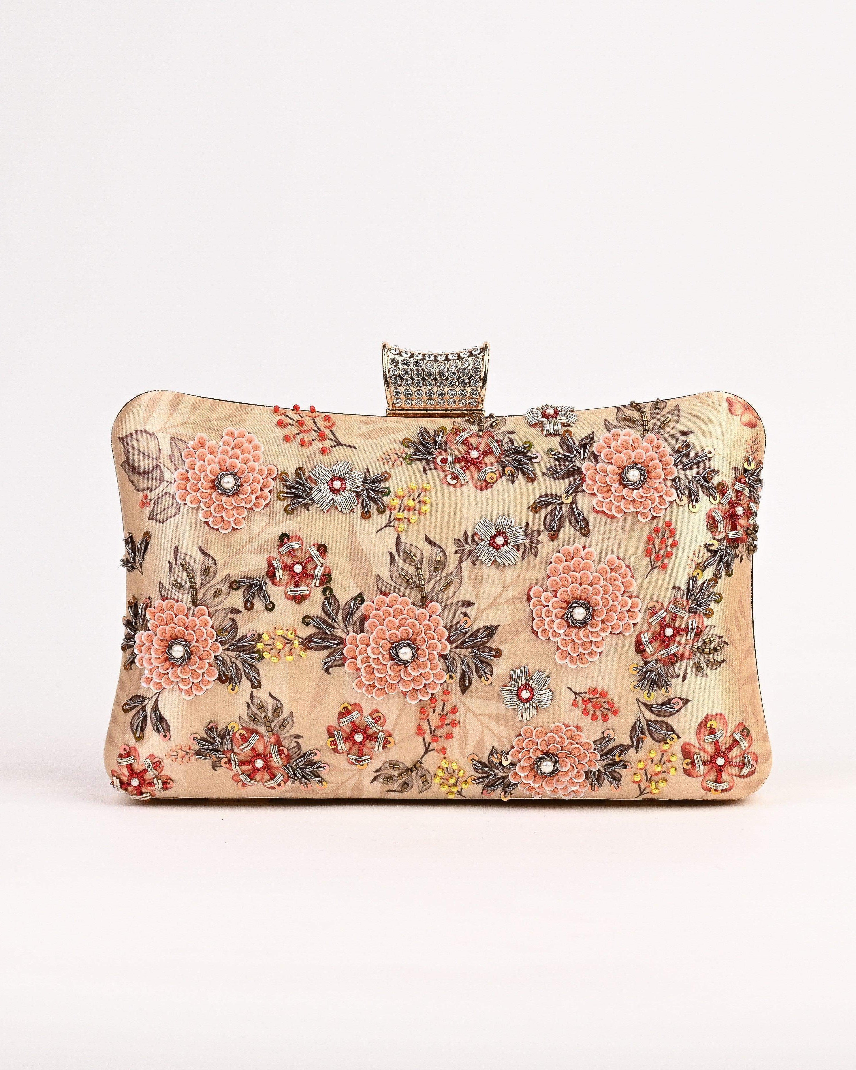 Sugarcrush Multi Floral Fabric Clutch - SUGARCRUSH