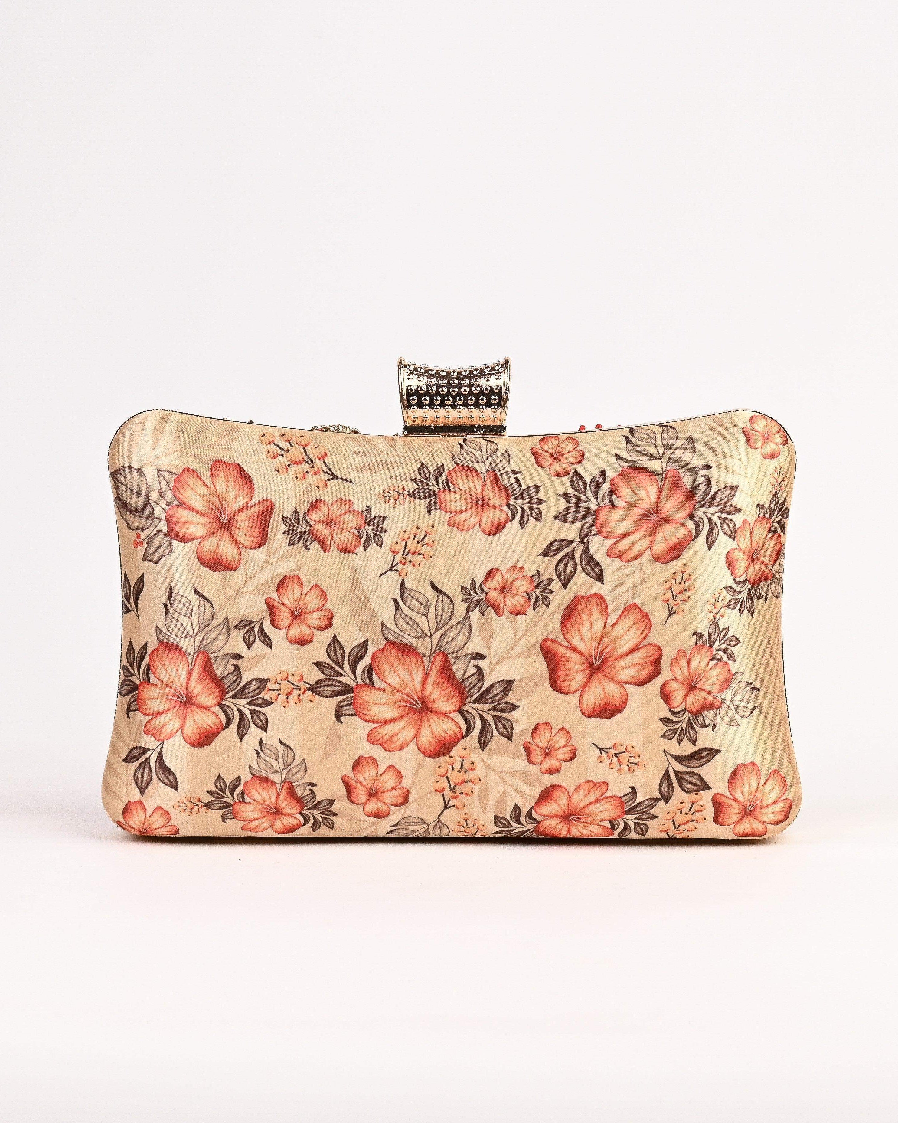 Sugarcrush Multi Floral Fabric Clutch - SUGARCRUSH