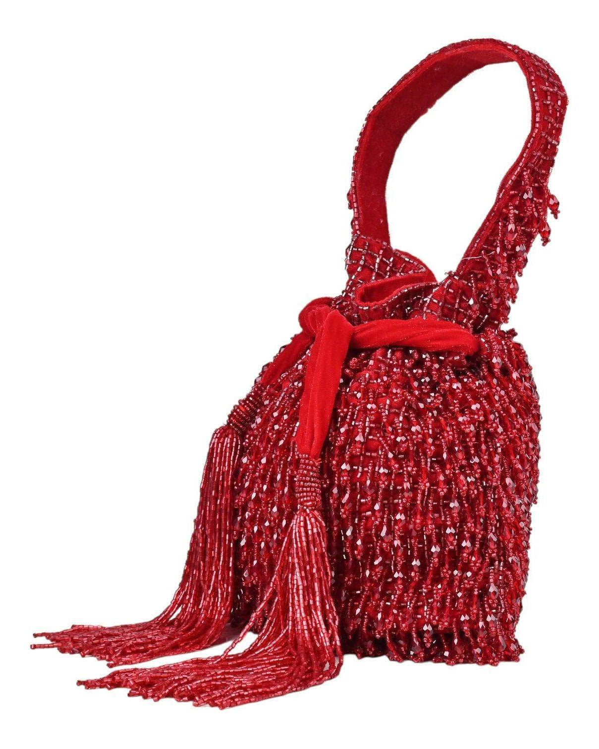 Bella Red Potli - SUGARCRUSH