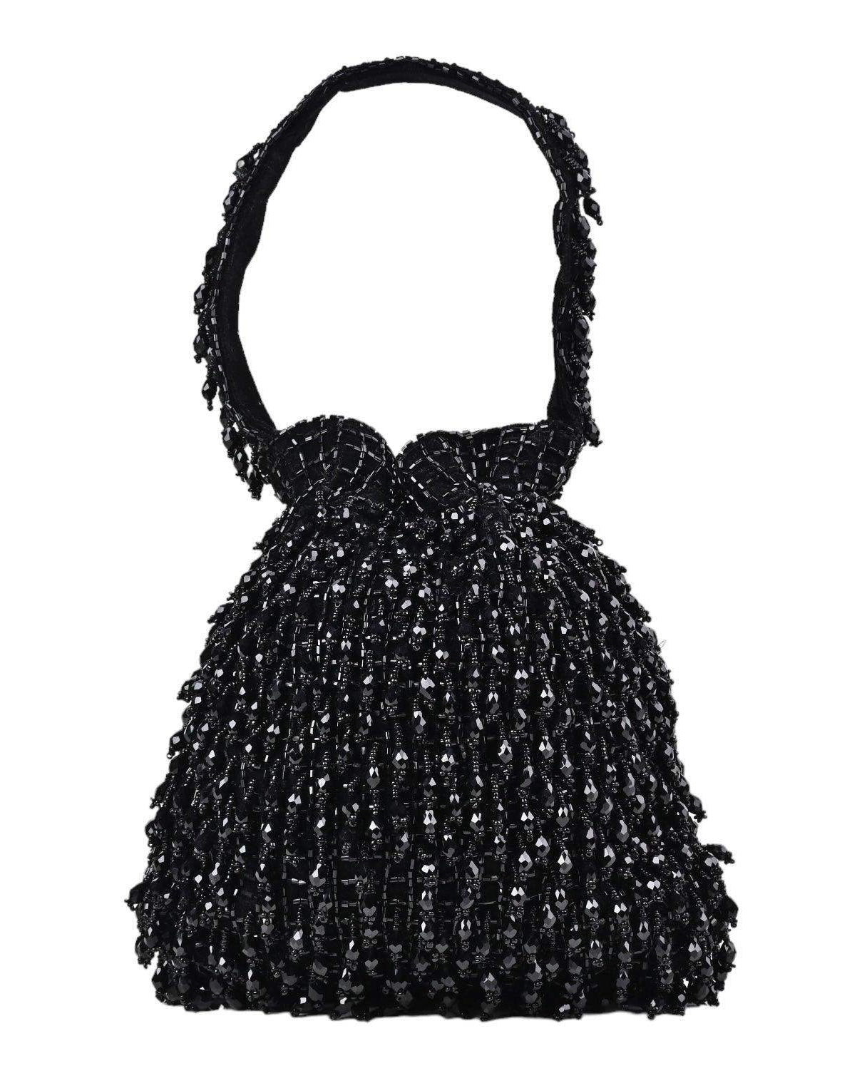 Bella Black Potli bag - SUGARCRUSH
