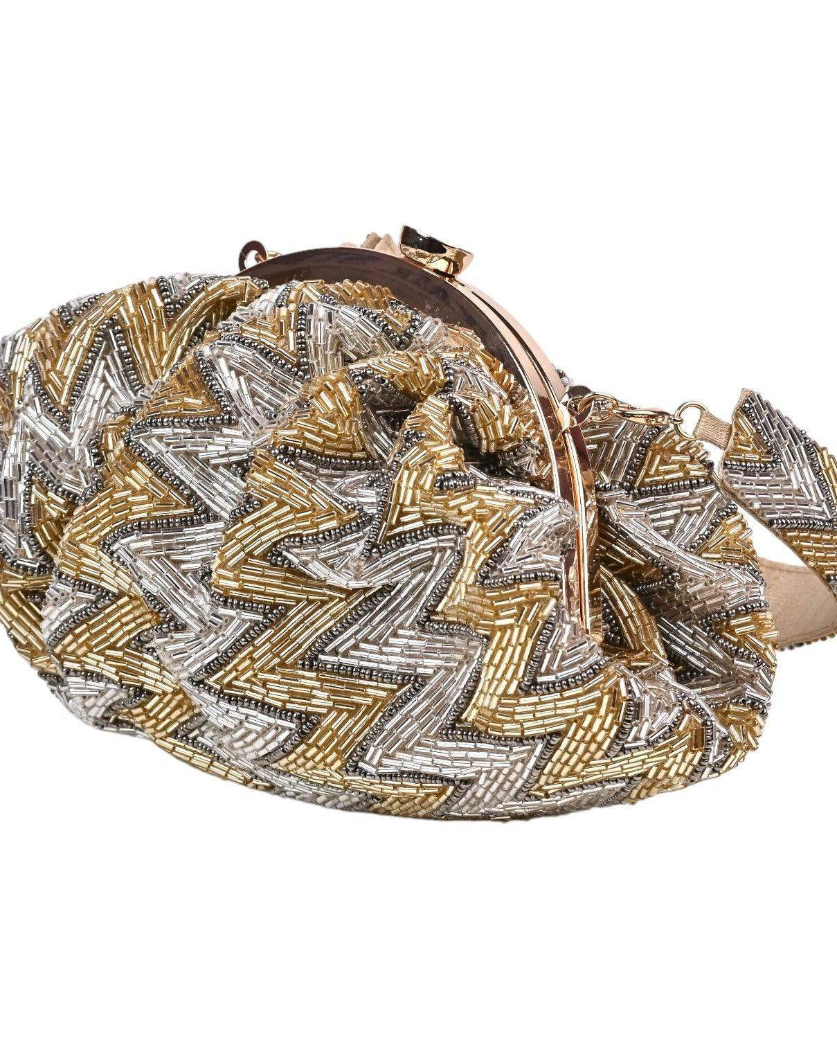 Sugarcrush Golden Soft Pouch with Handle - SUGARCRUSH