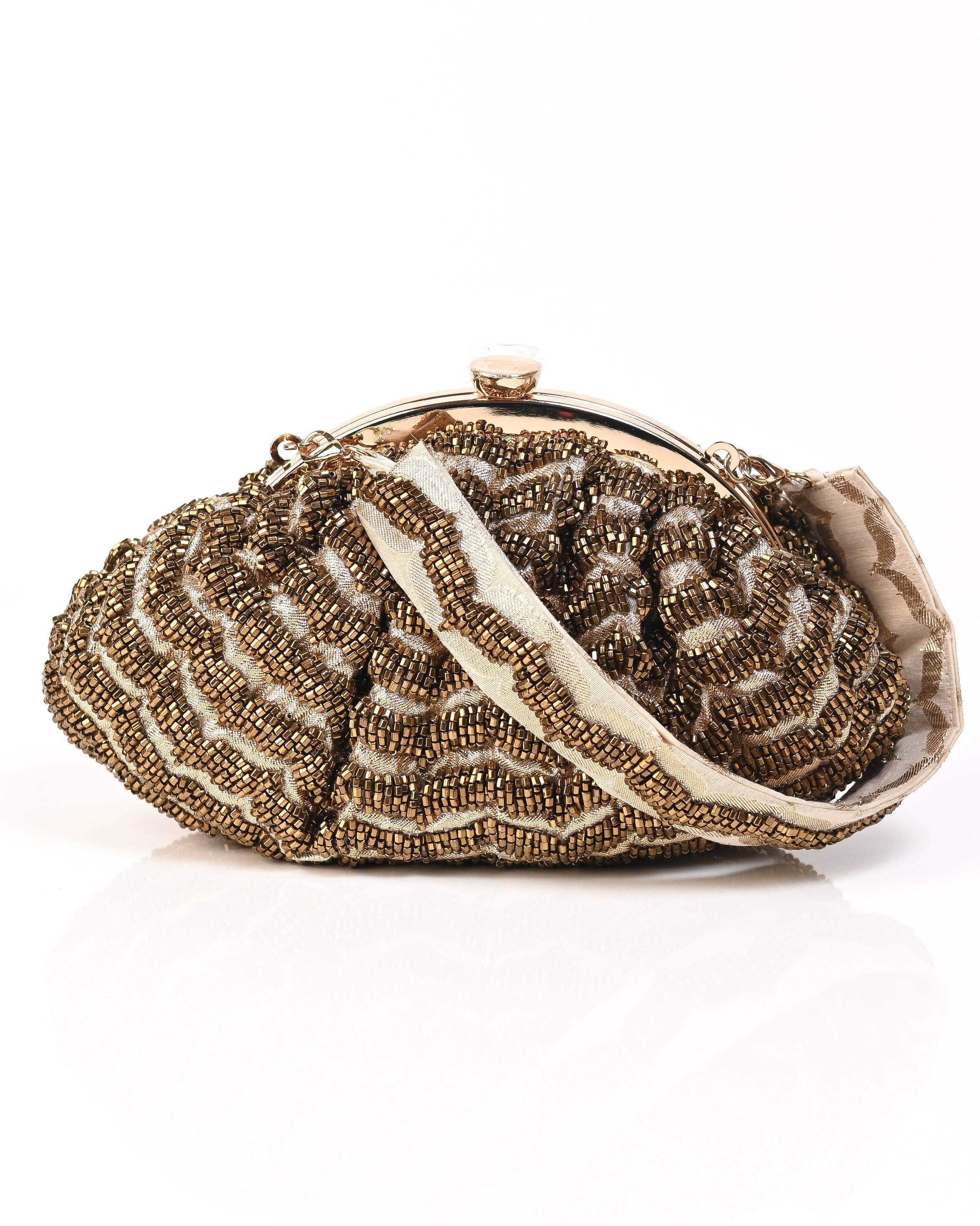 Sugarcrush Golden Soft Pouch with Handle - SUGARCRUSH