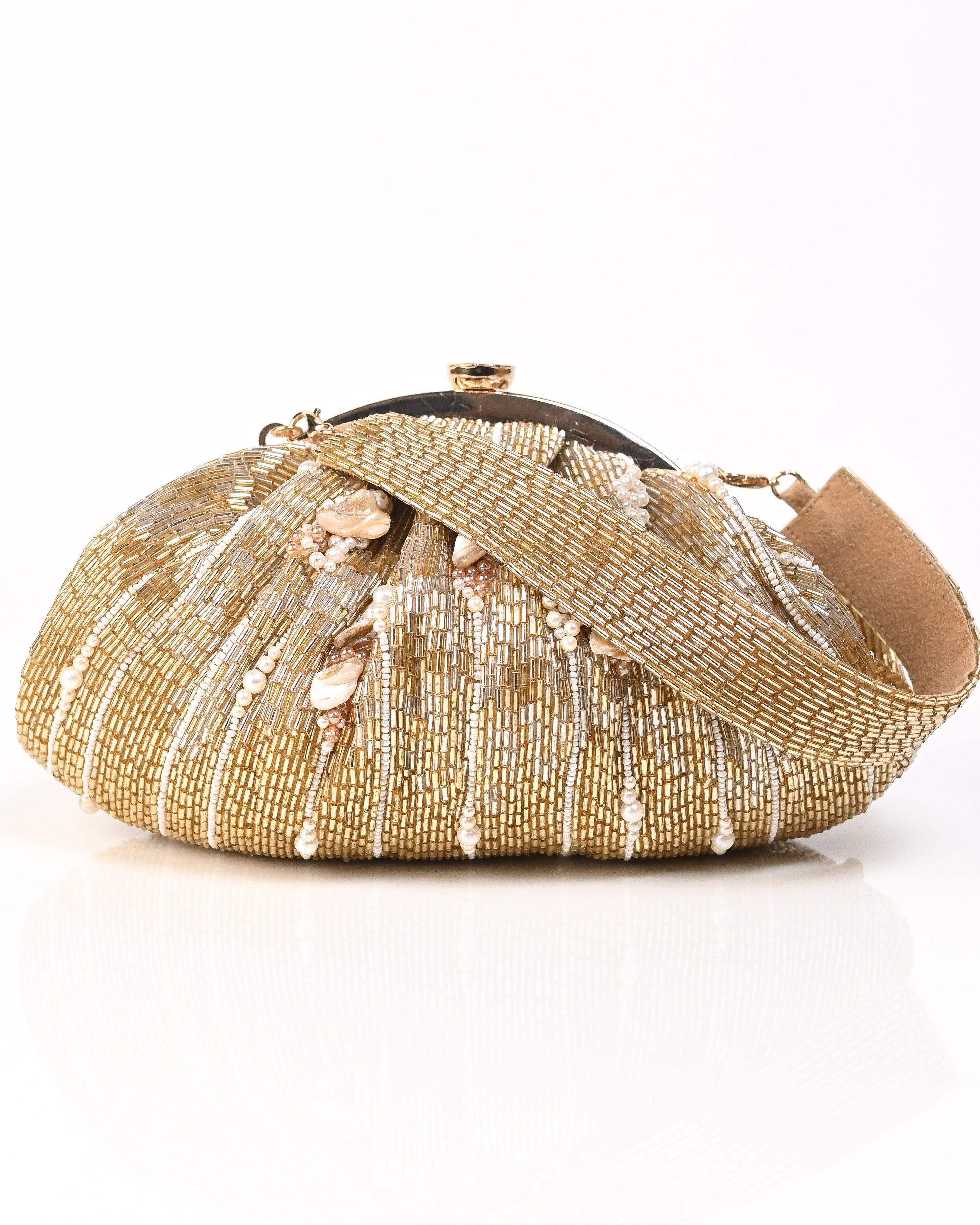 Sugarcrush Golden Soft Pouch with Handle - SUGARCRUSH