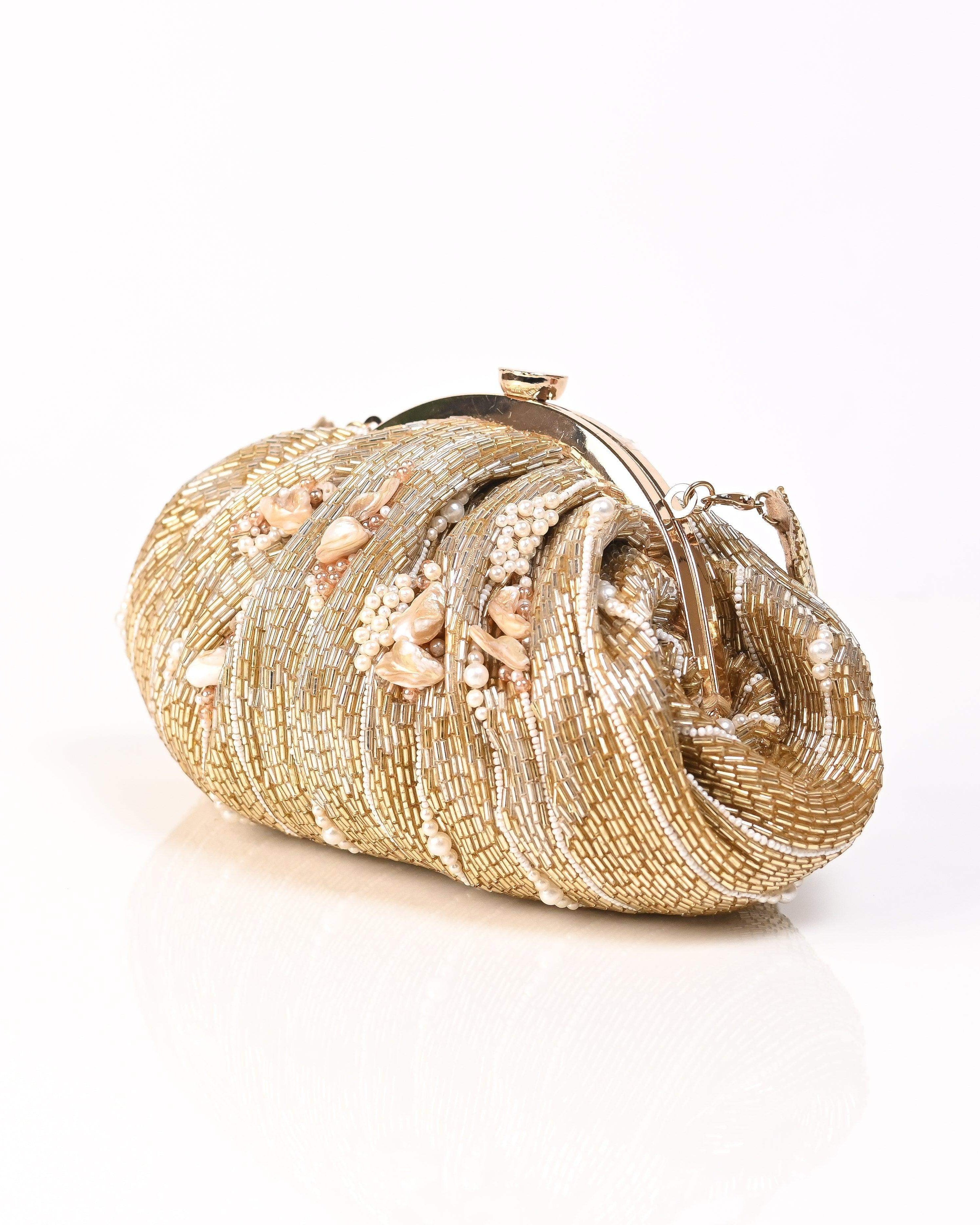 Sugarcrush Golden Soft Pouch with Handle - SUGARCRUSH