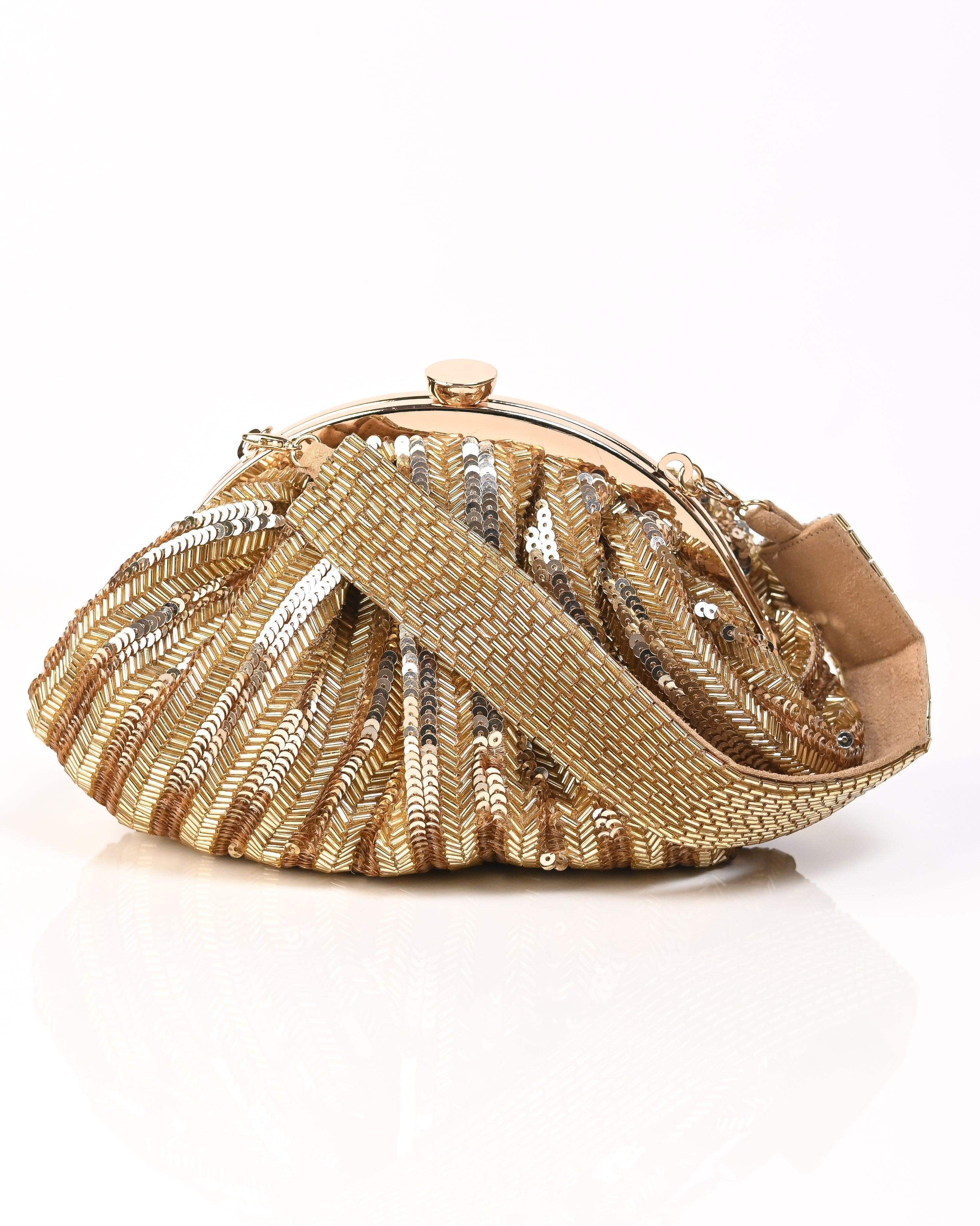 Sugarcrush Golden Soft Pouch with Handle - SUGARCRUSH