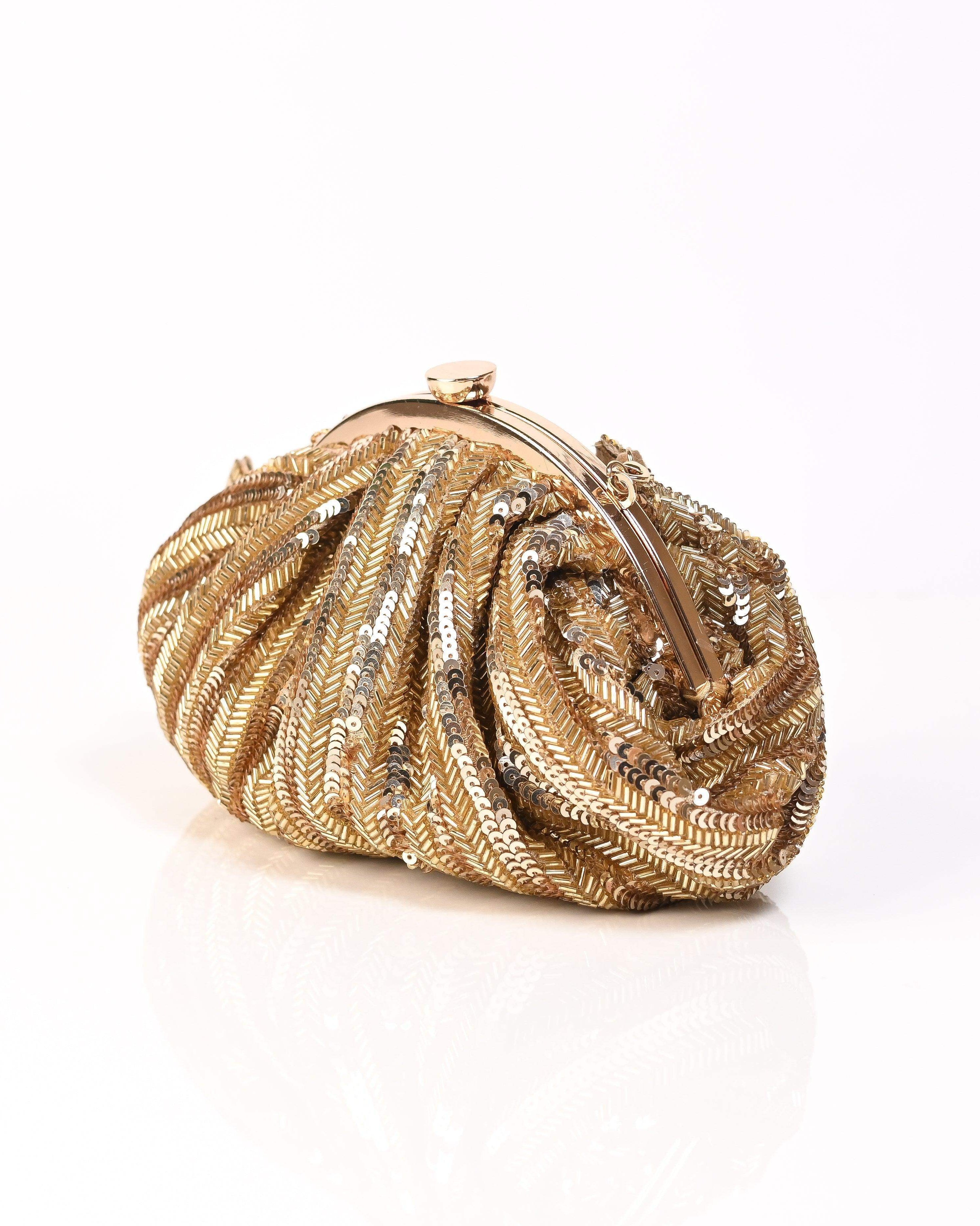 Sugarcrush Golden Soft Pouch with Handle - SUGARCRUSH