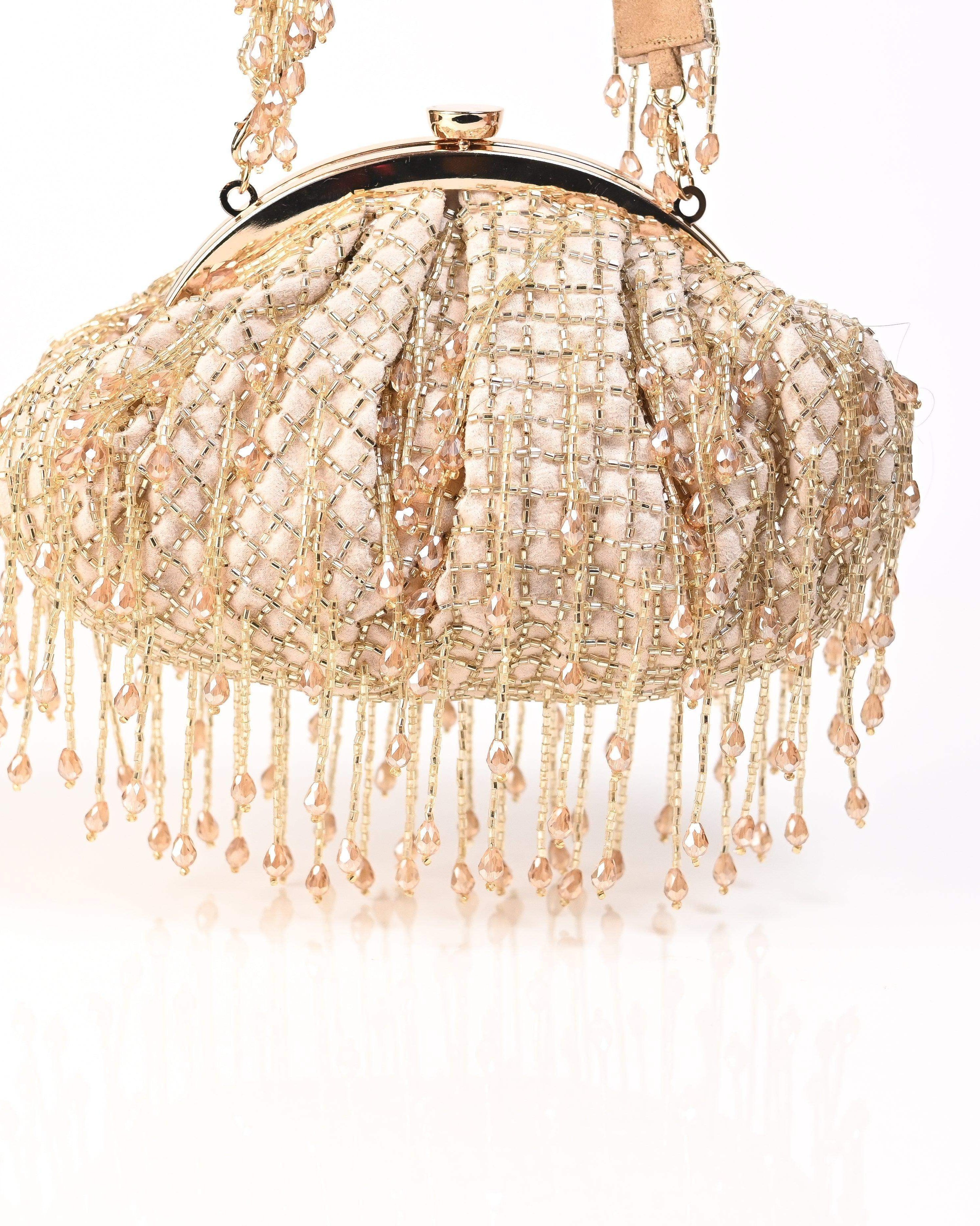 Sugarcrush Golden Soft Pouch with Handle - SUGARCRUSH