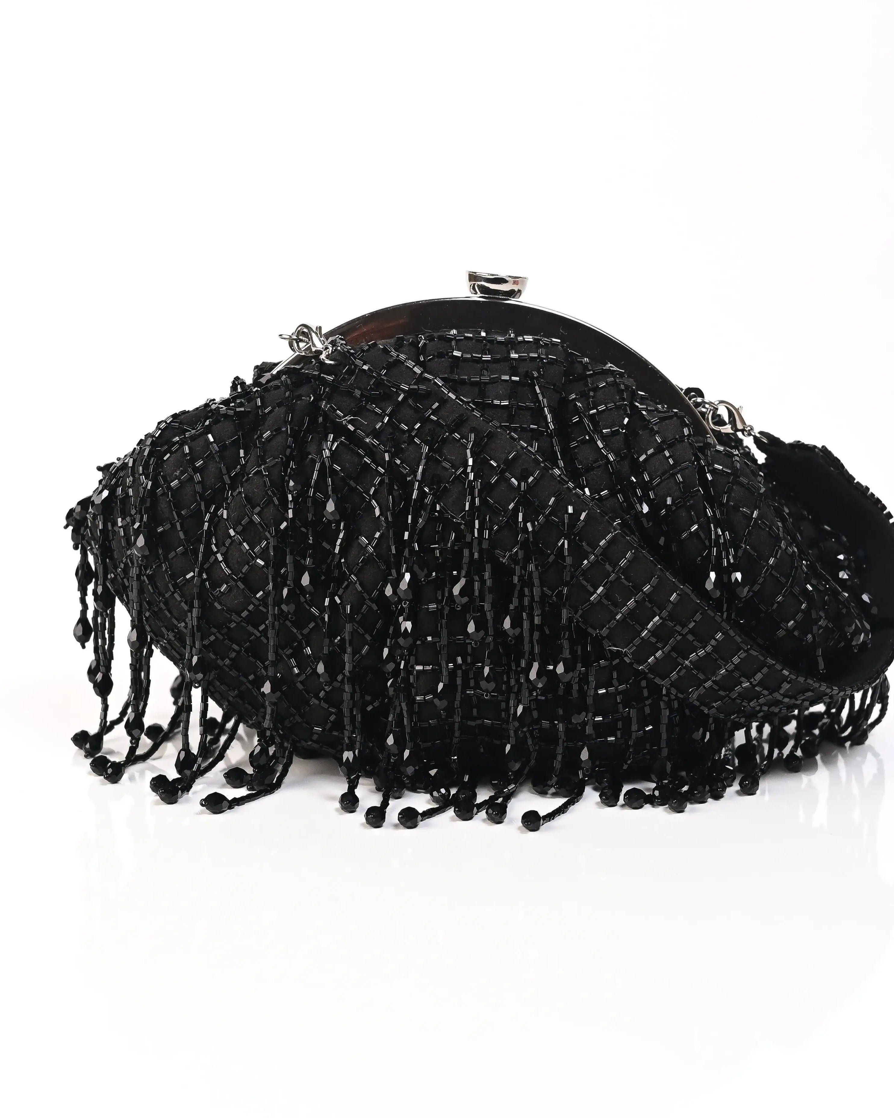 Sugarcrush black Soft Pouch with Handle - SUGARCRUSH