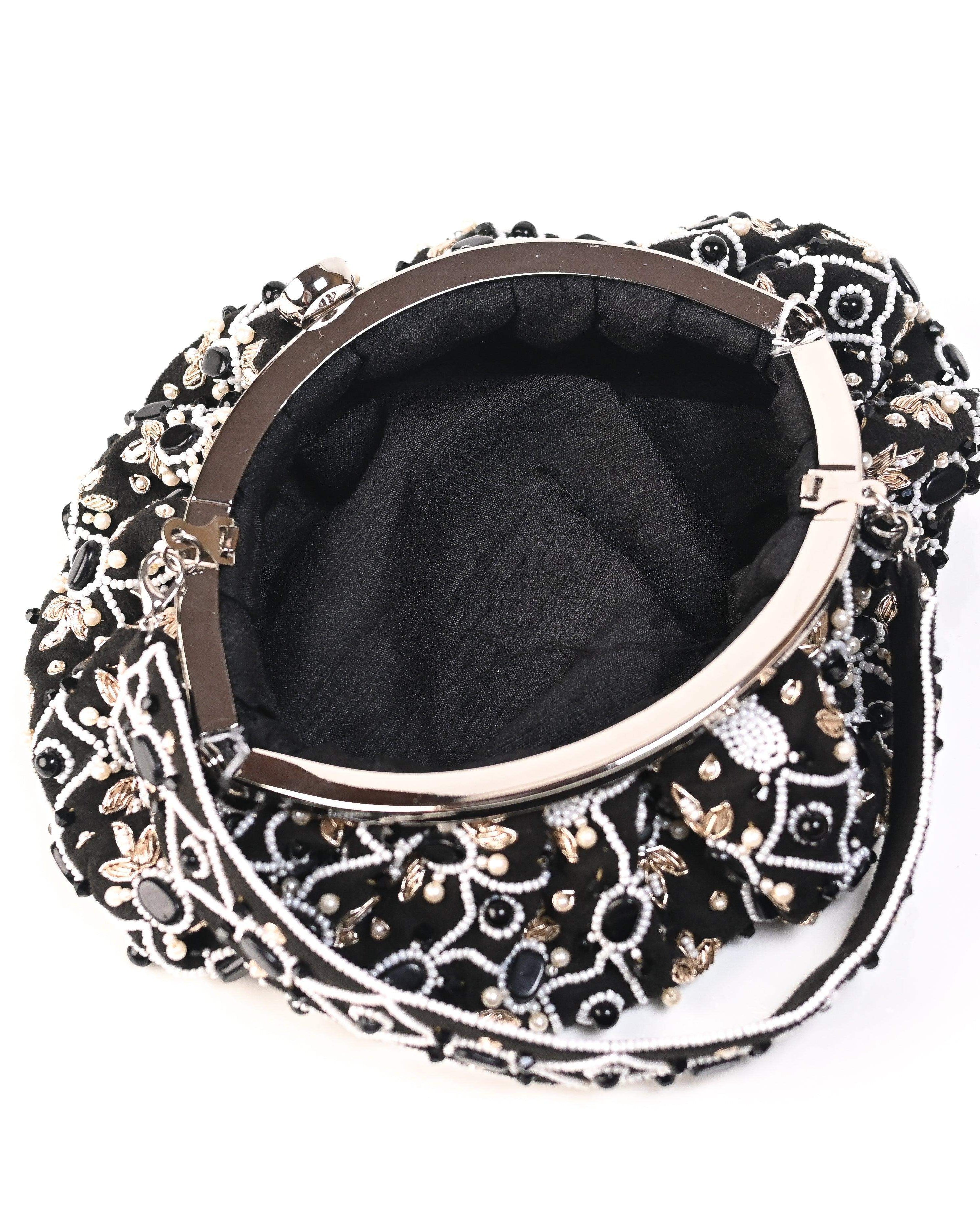 Sugarcrush black Soft Pouch with Handle - SUGARCRUSH