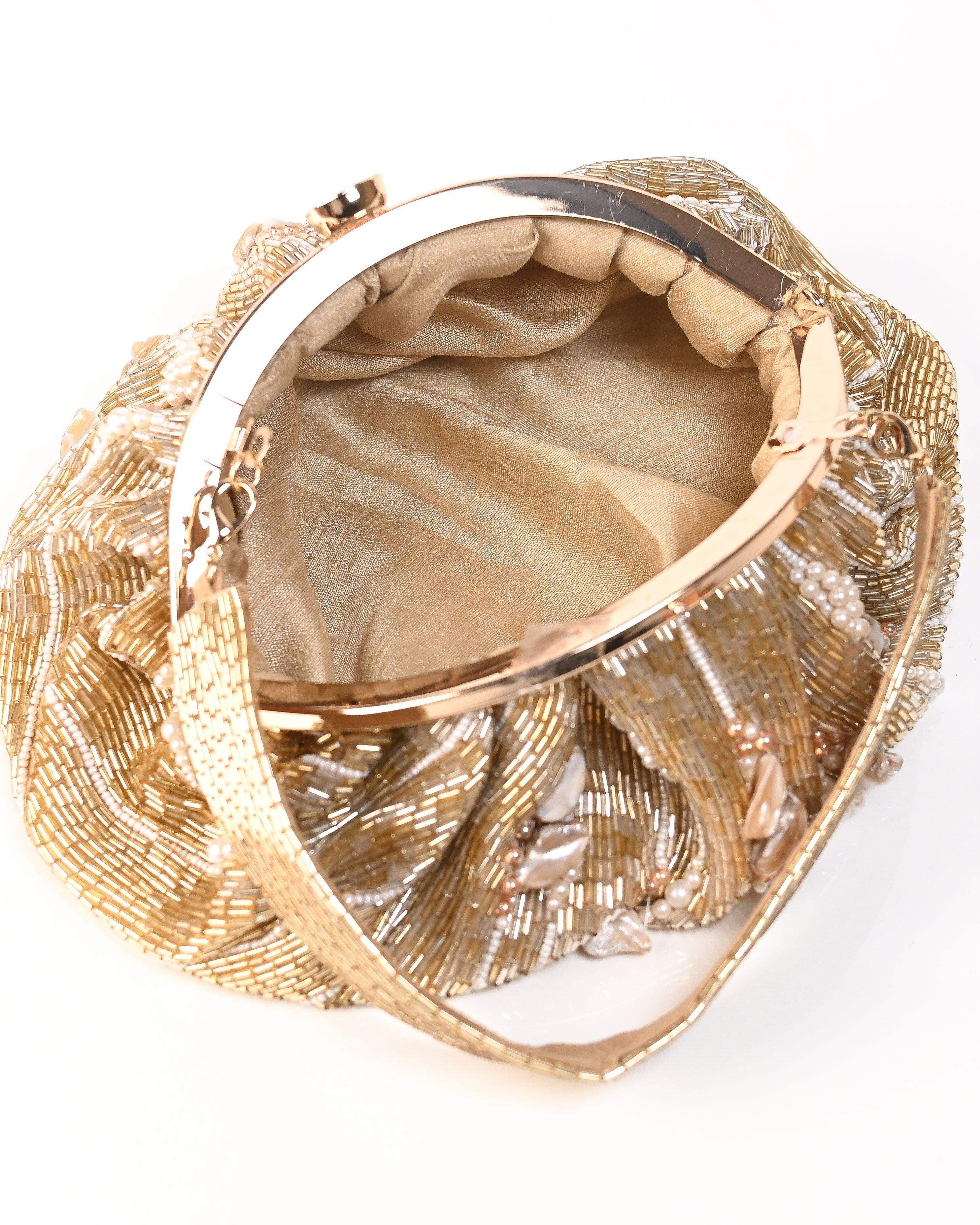 Sugarcrush Golden Soft Pouch with Handle - SUGARCRUSH