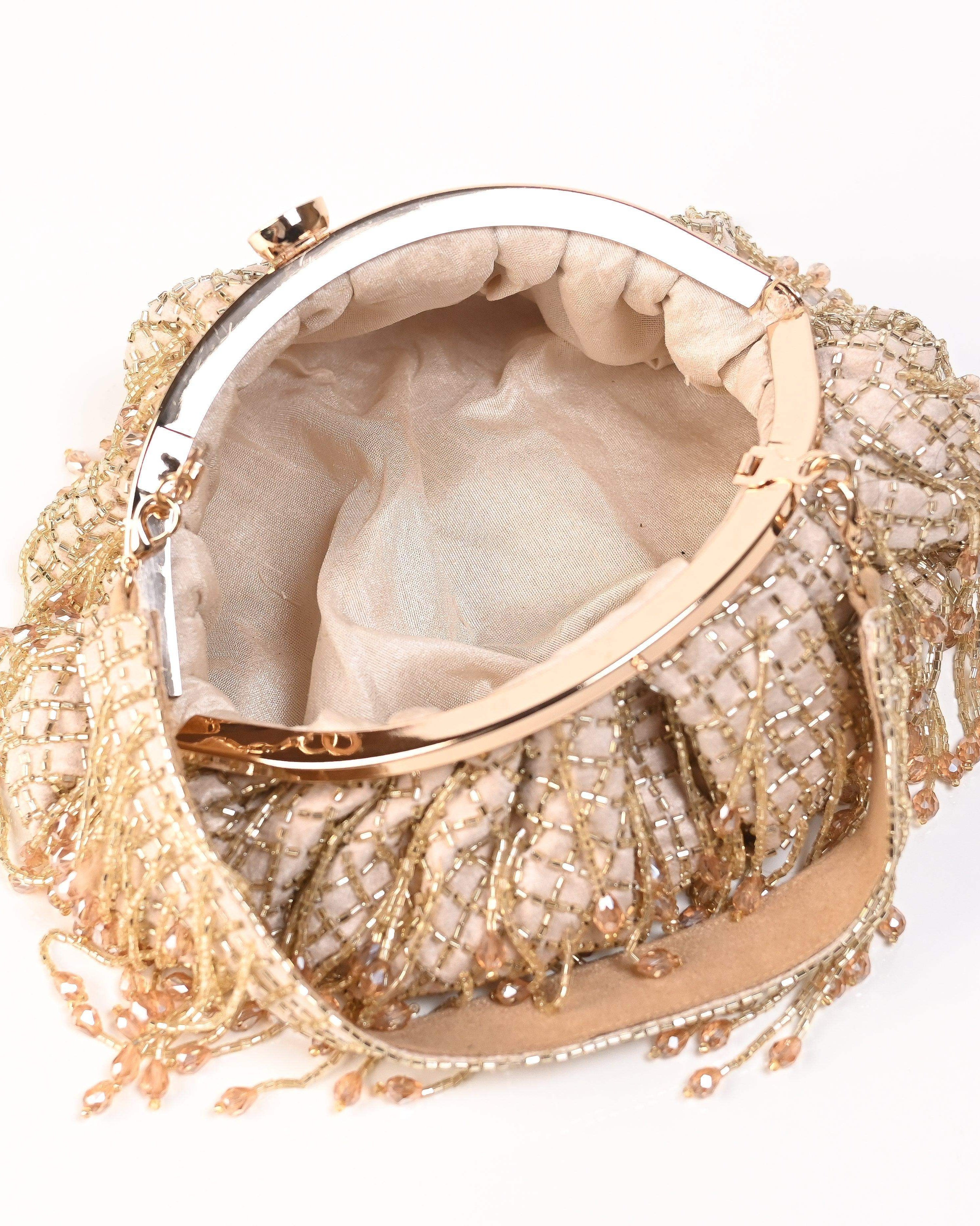 Sugarcrush Golden Soft Pouch with Handle - SUGARCRUSH