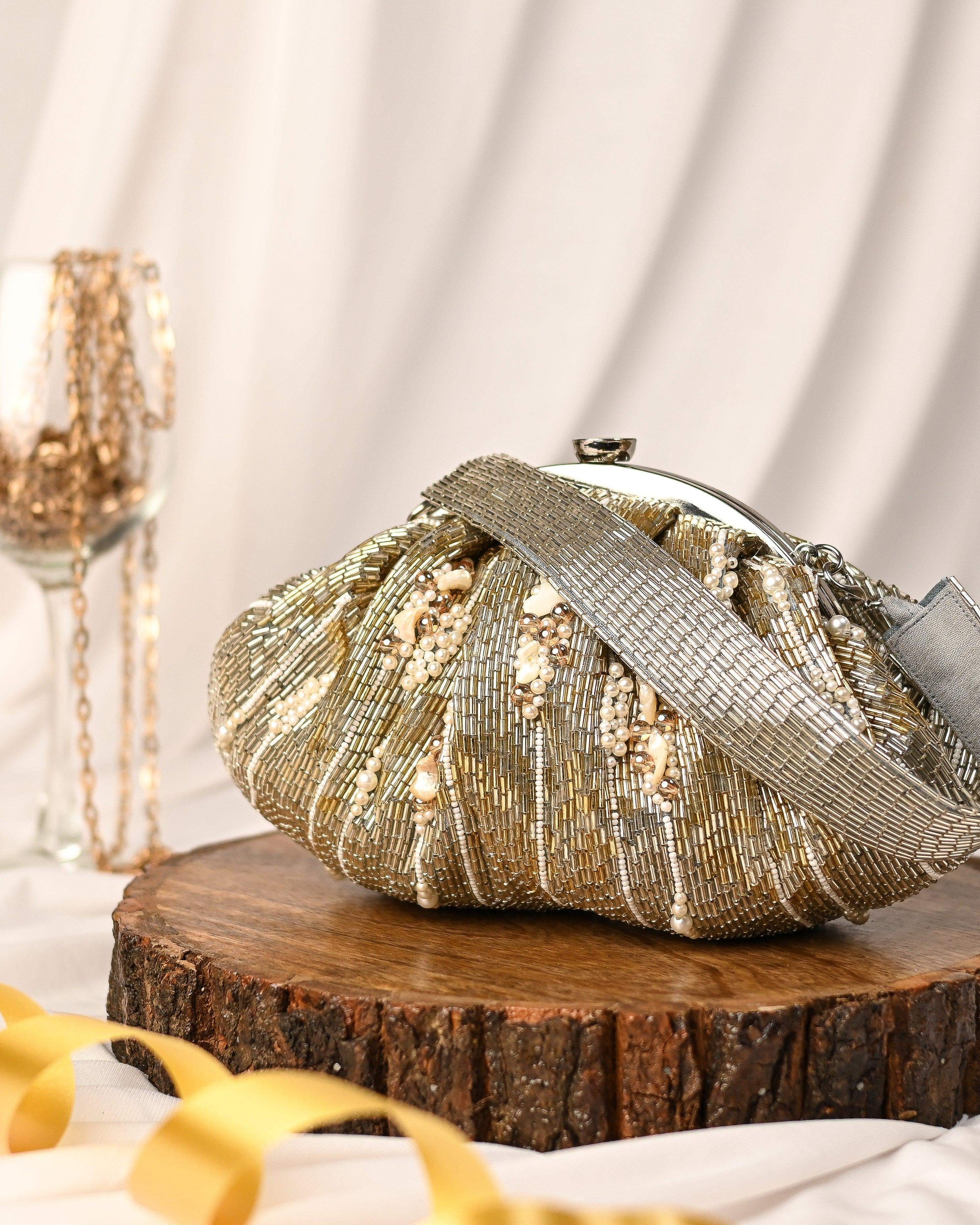 Sugarcrush Golden Soft Pouch with Handle - SUGARCRUSH