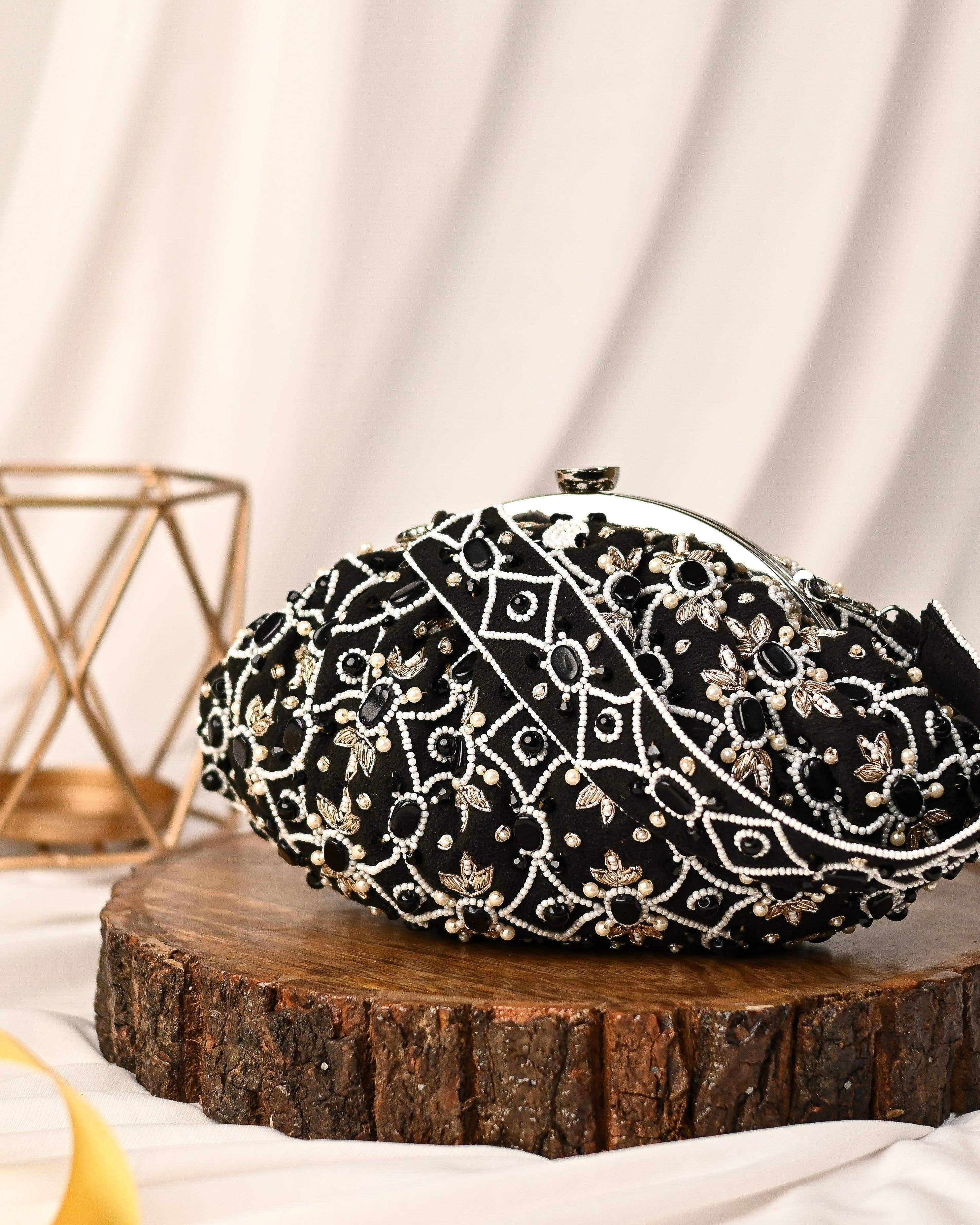 Sugarcrush black Soft Pouch with Handle - SUGARCRUSH