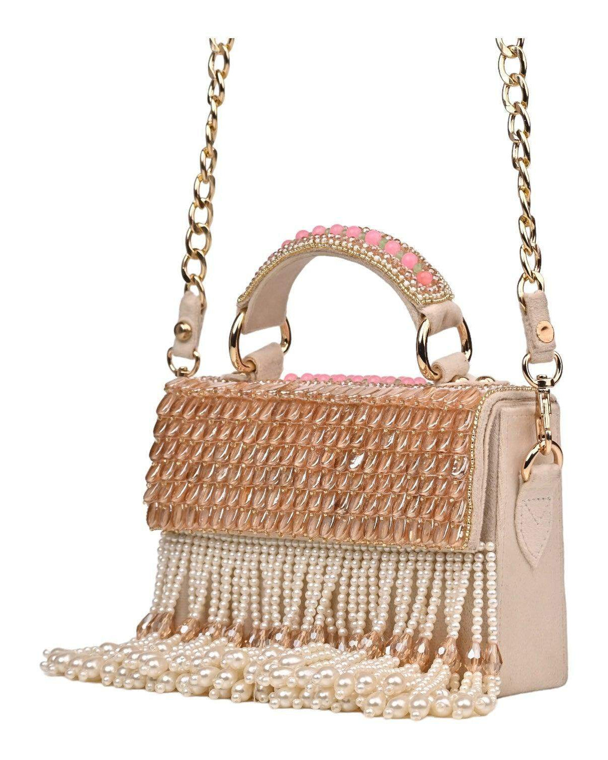 ANDRIA CRYSTAL BOX BAG - SUGARCRUSH