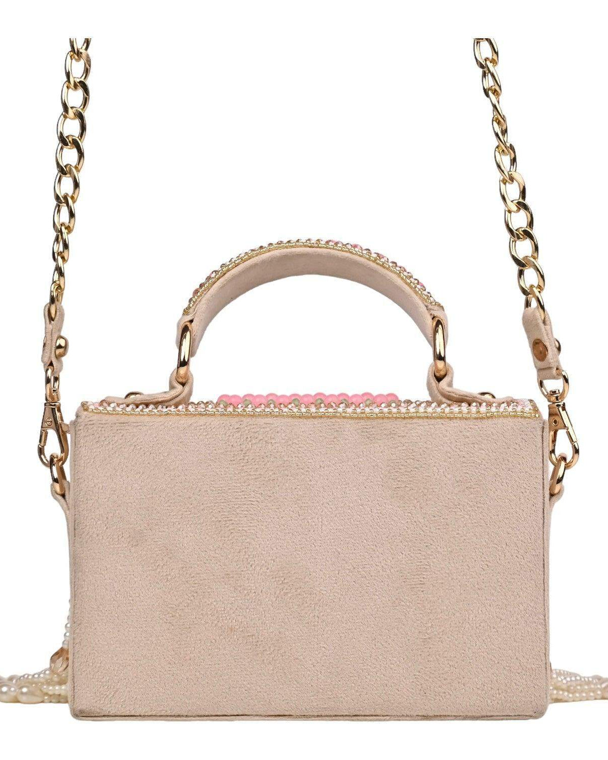 ANDRIA CRYSTAL BOX BAG - SUGARCRUSH