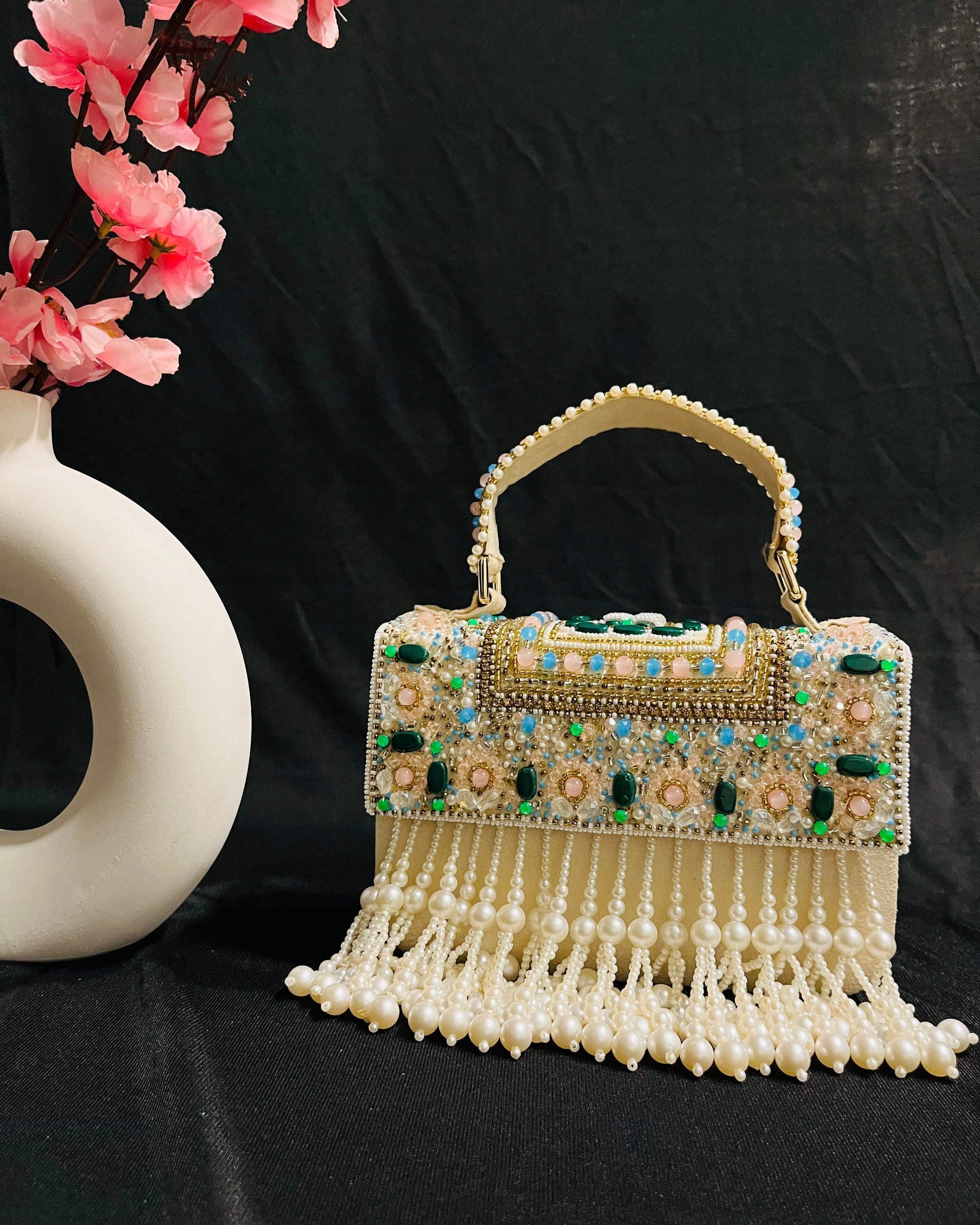 TASNA TASSEL BOX BAG - SUGARCRUSH