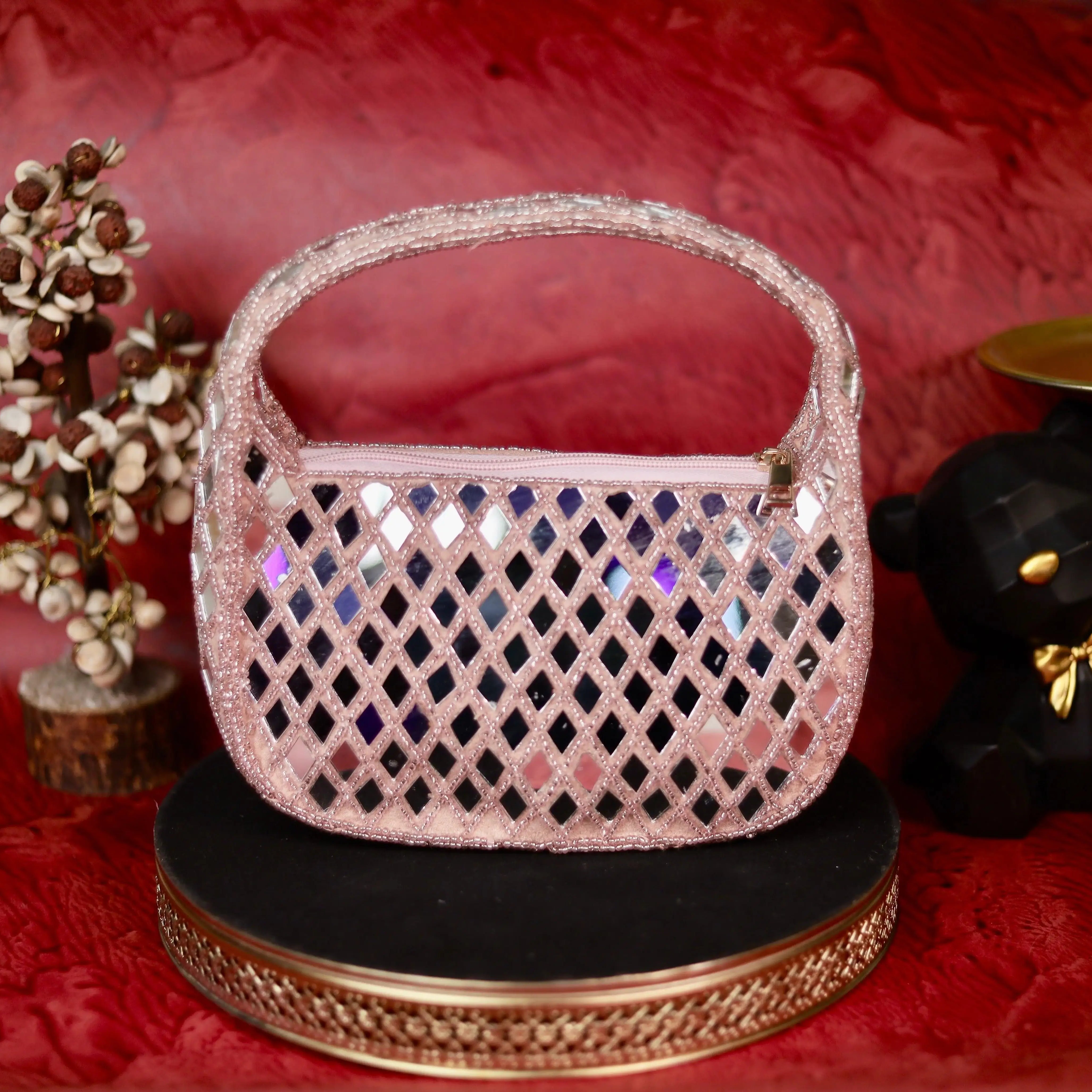 Zarina Mirrorwork Luxe Baguette