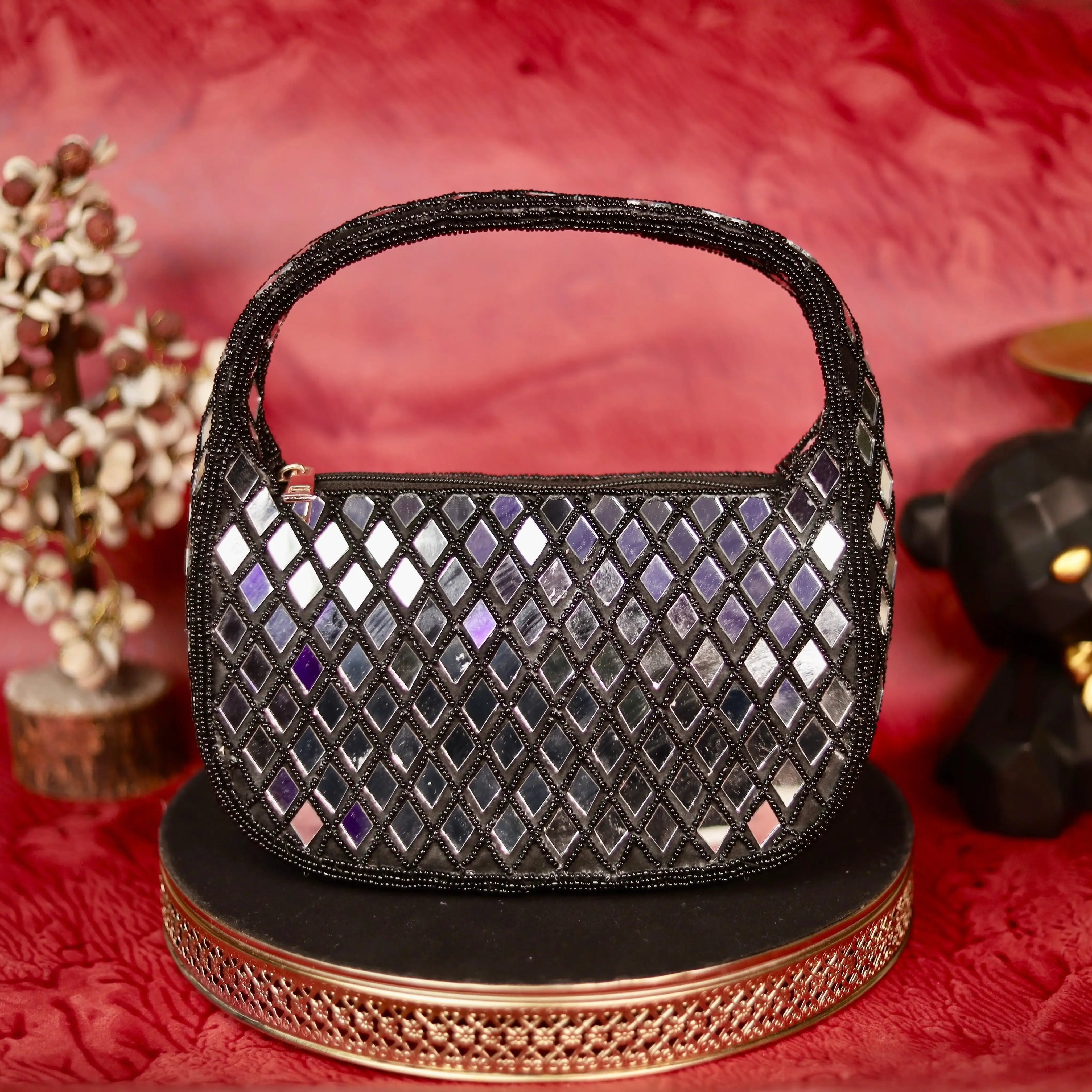 Zarina Mirrorwork Luxe Baguette