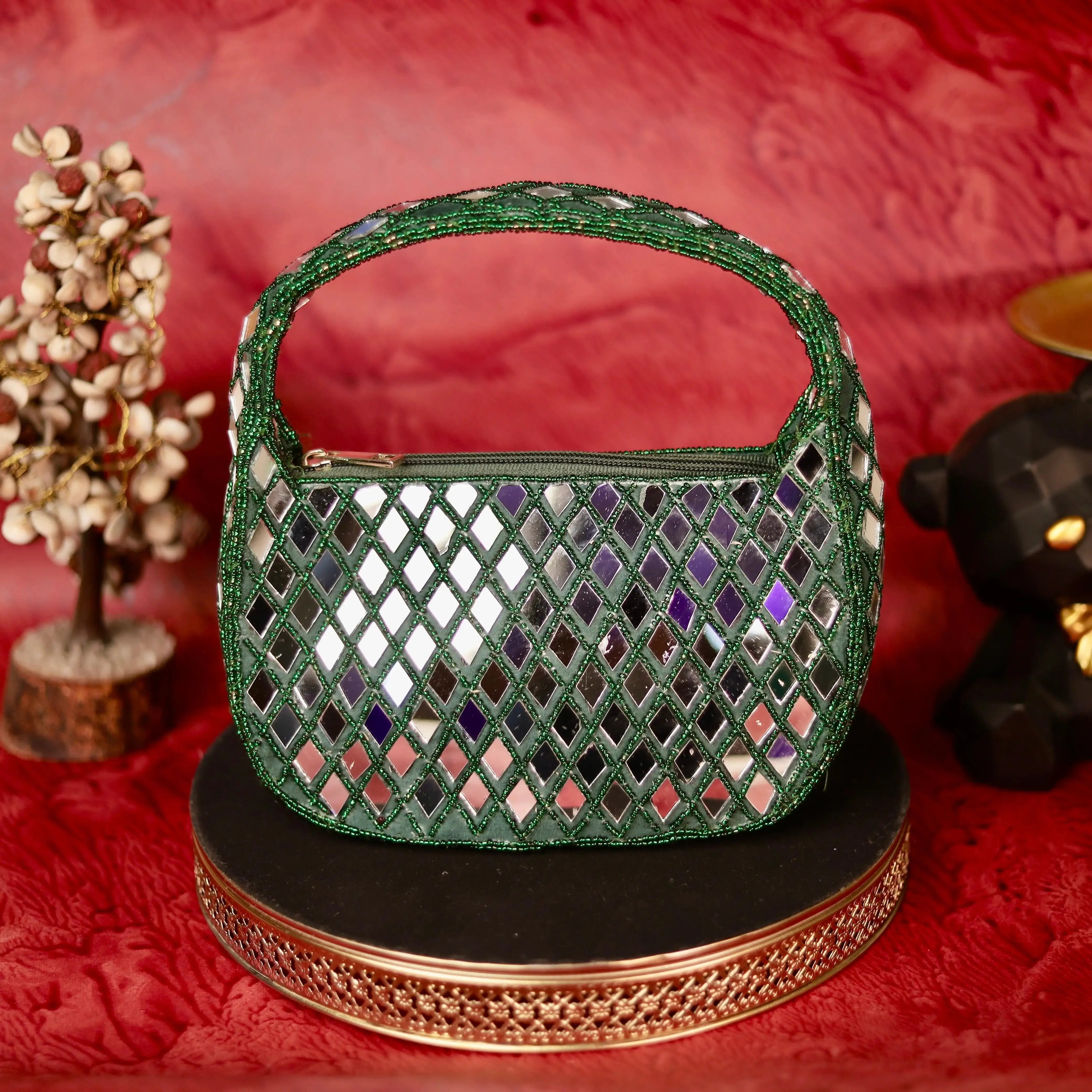 Zarina Mirrorwork Luxe Baguette