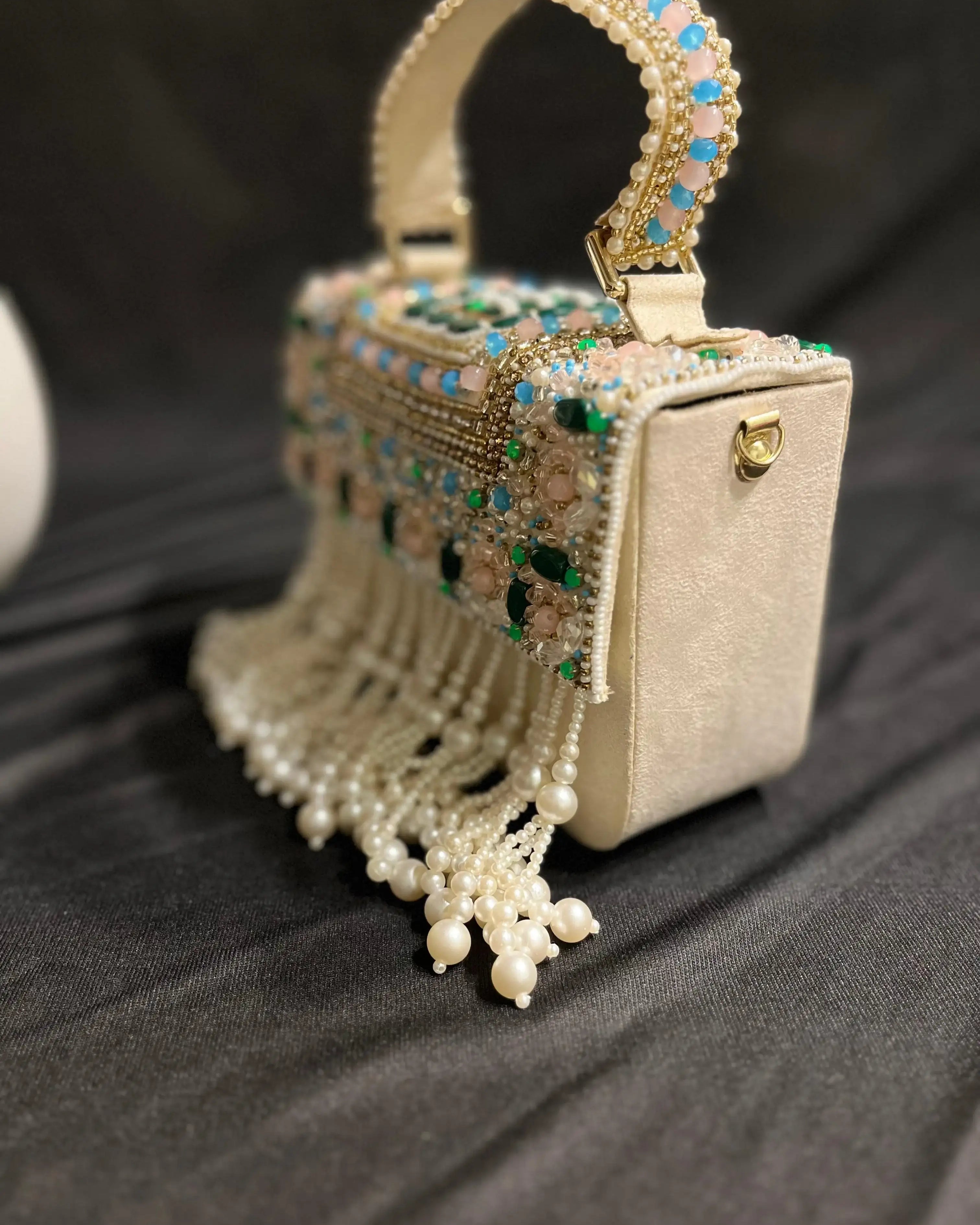 TASNA TASSEL BOX BAG - SUGARCRUSH