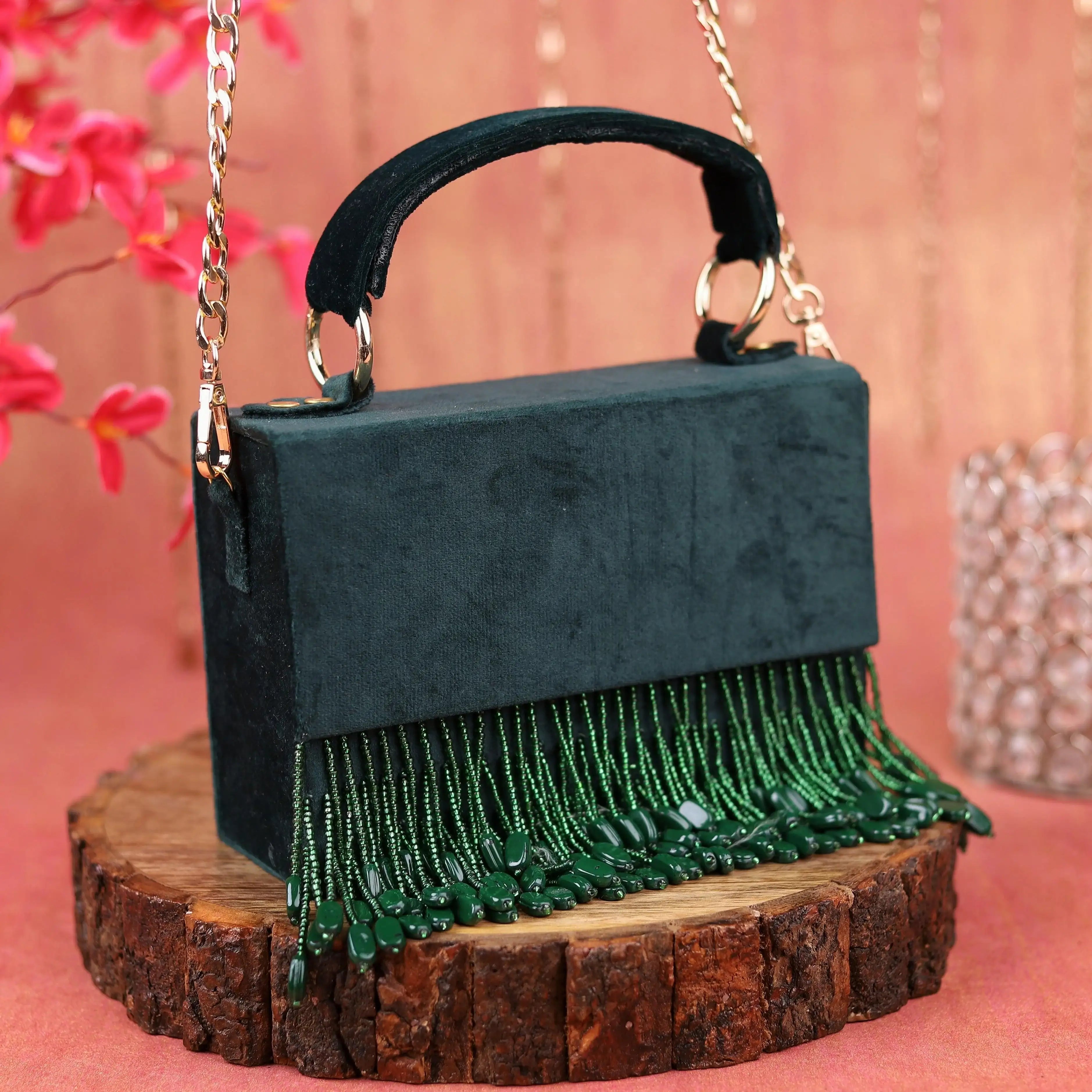 ANNETTE CRYSTAL BOX BAG - SUGARCRUSH