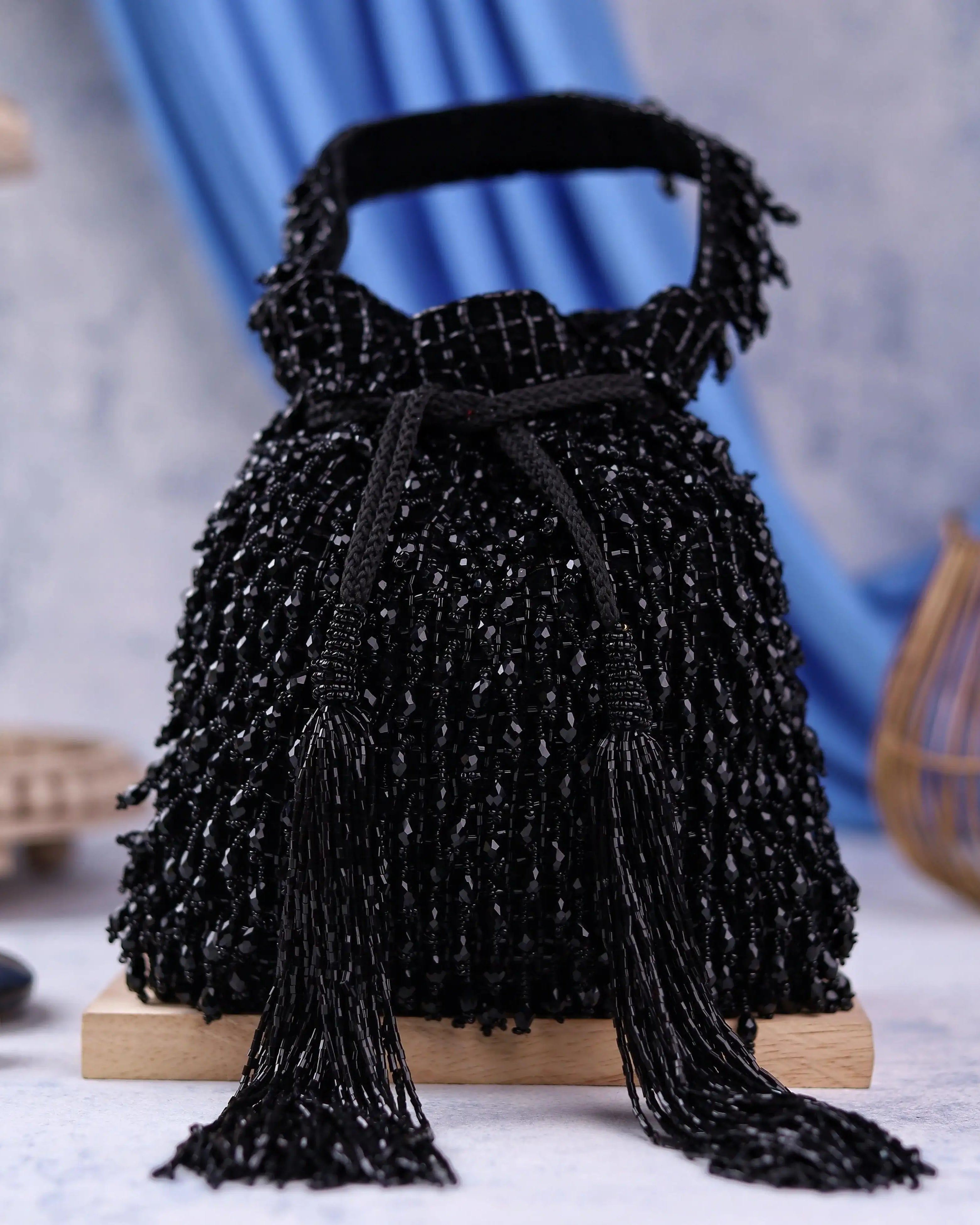 Bella Black Potli bag - SUGARCRUSH