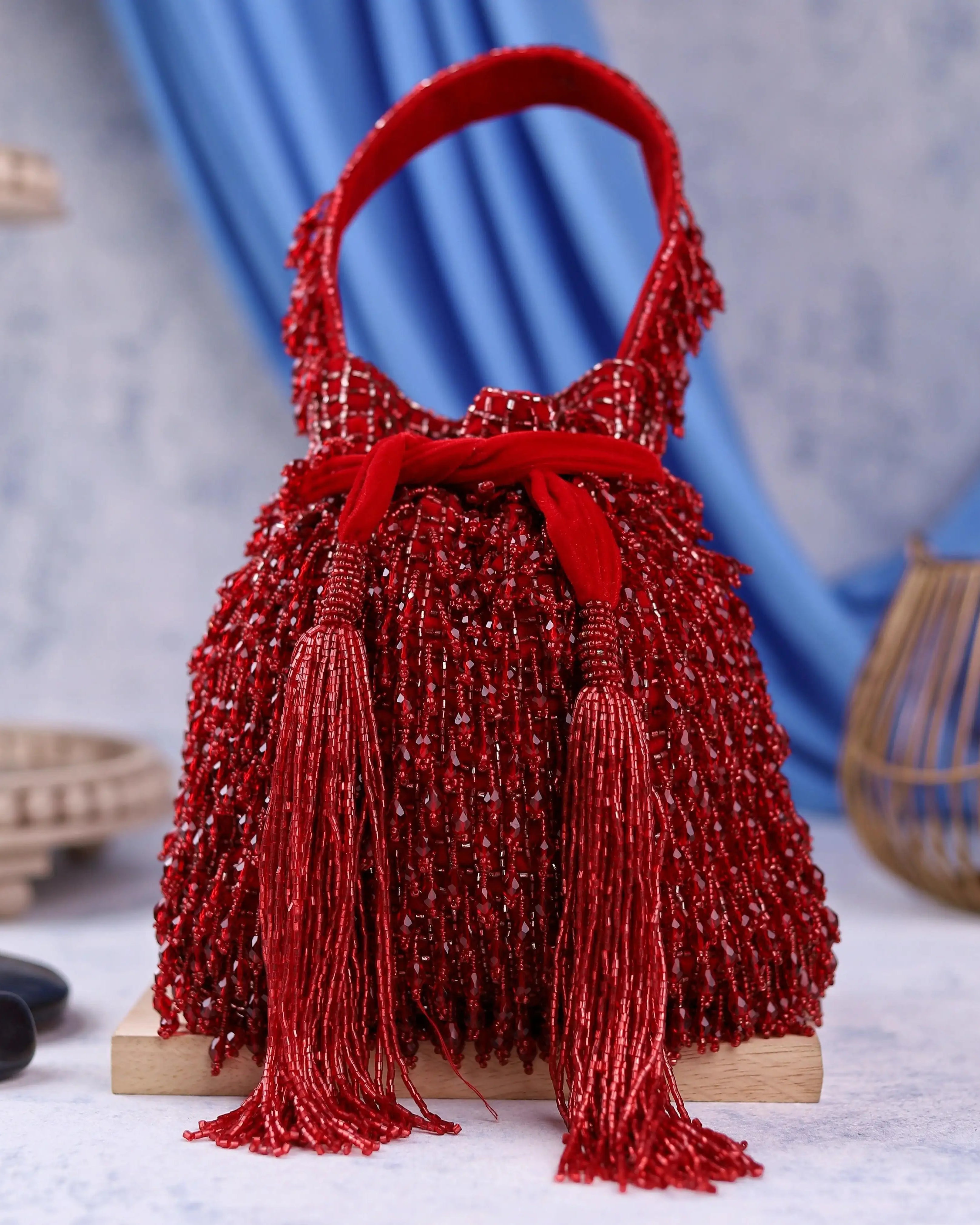 Bella Red Potli - SUGARCRUSH