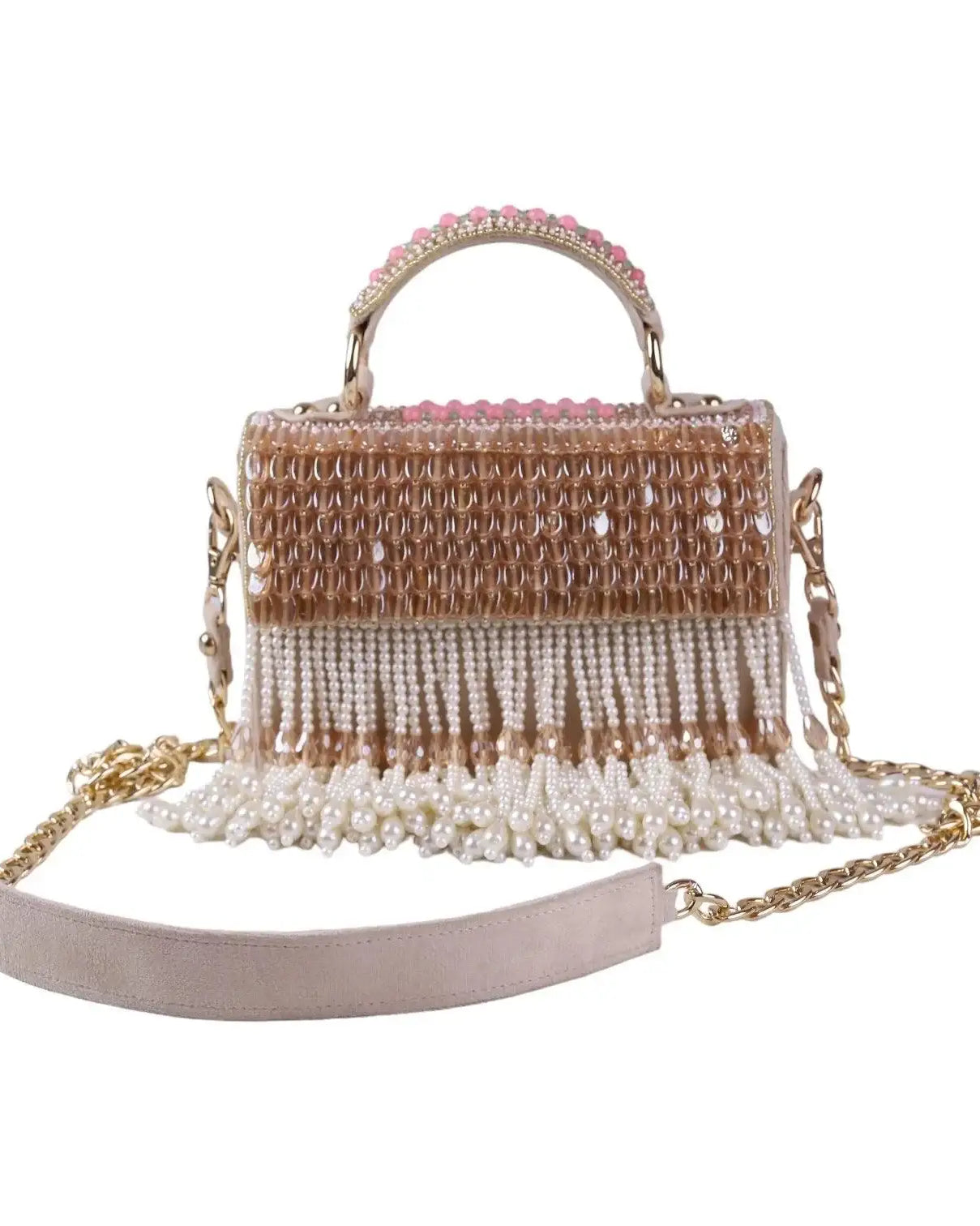 ANDRIA CRYSTAL BOX BAG - SUGARCRUSH