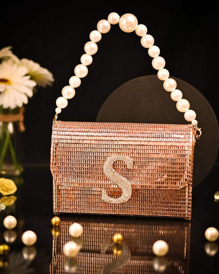 Sugarcrush Alphabeto Customised Party Clutch - SUGARCRUSH