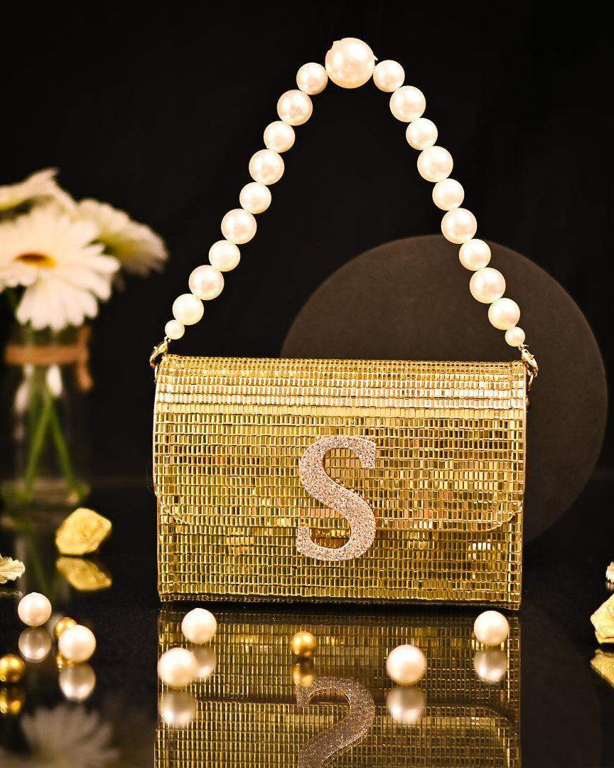 Sugarcrush Alphabeto Customised Party Clutch - SUGARCRUSH
