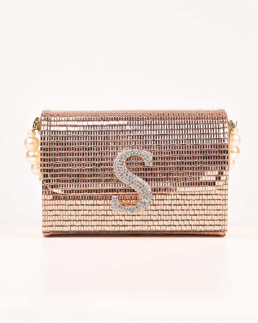 Sugarcrush Alphabeto Customised Party Clutch - SUGARCRUSH