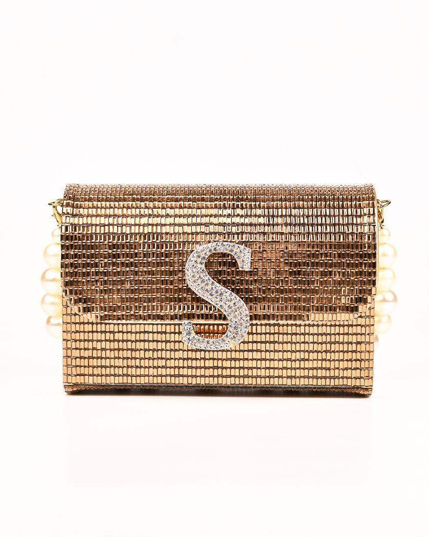 Sugarcrush Alphabeto Customised Party Clutch - SUGARCRUSH