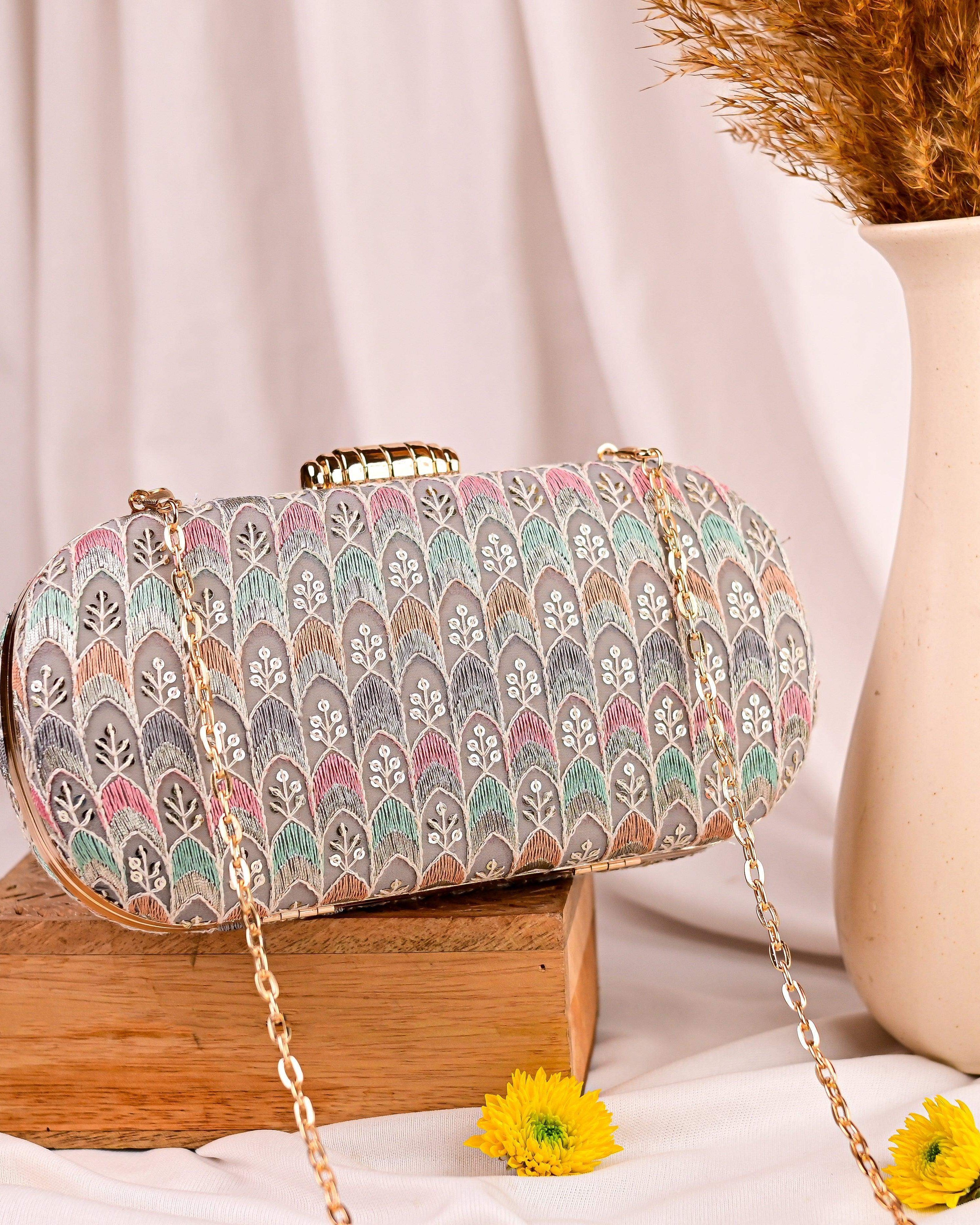 Sugarcrush Aza Fabric Clutch - SUGARCRUSH