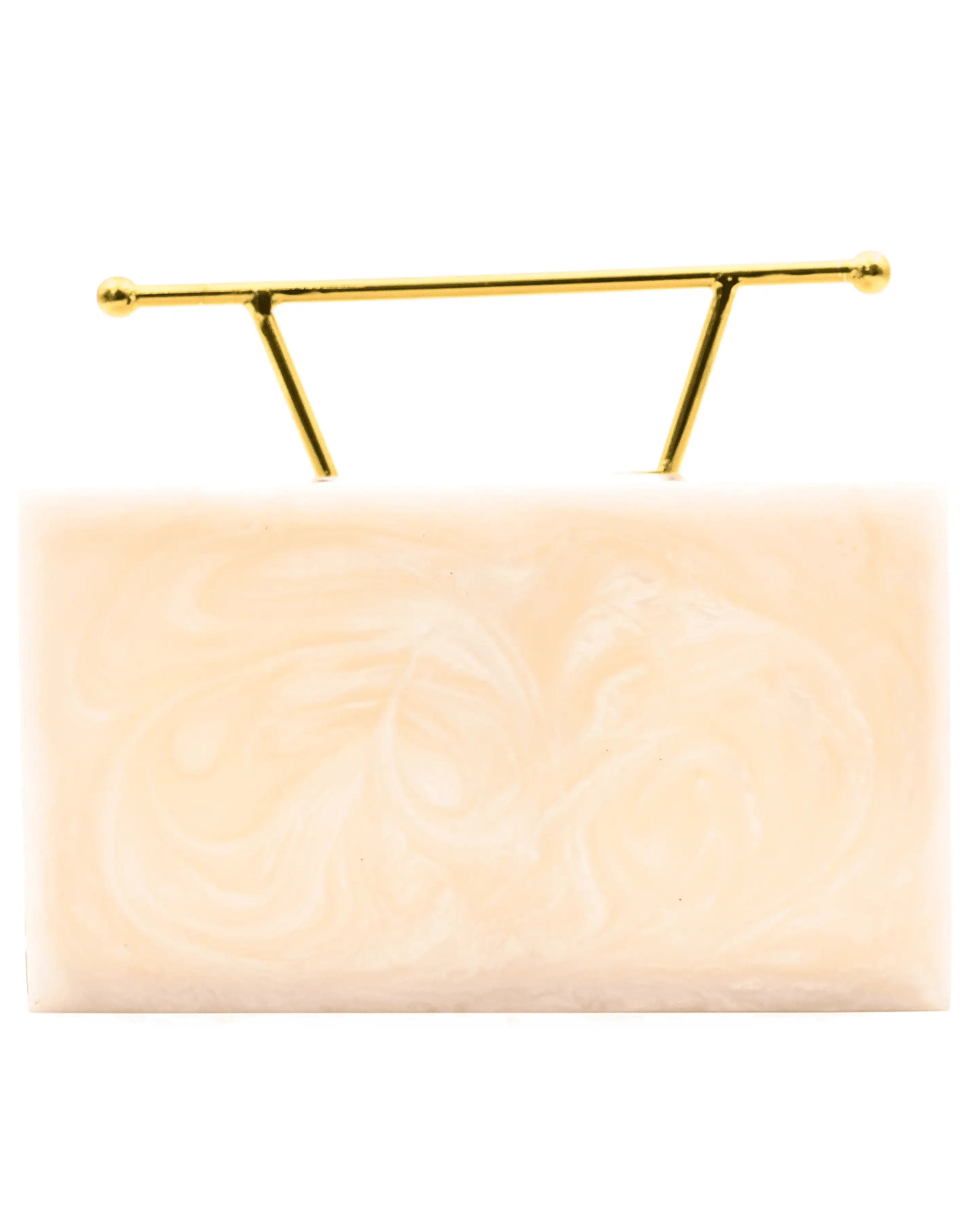 sugarcrush Beige luxury embellished clutch with handle - SUGARCRUSH