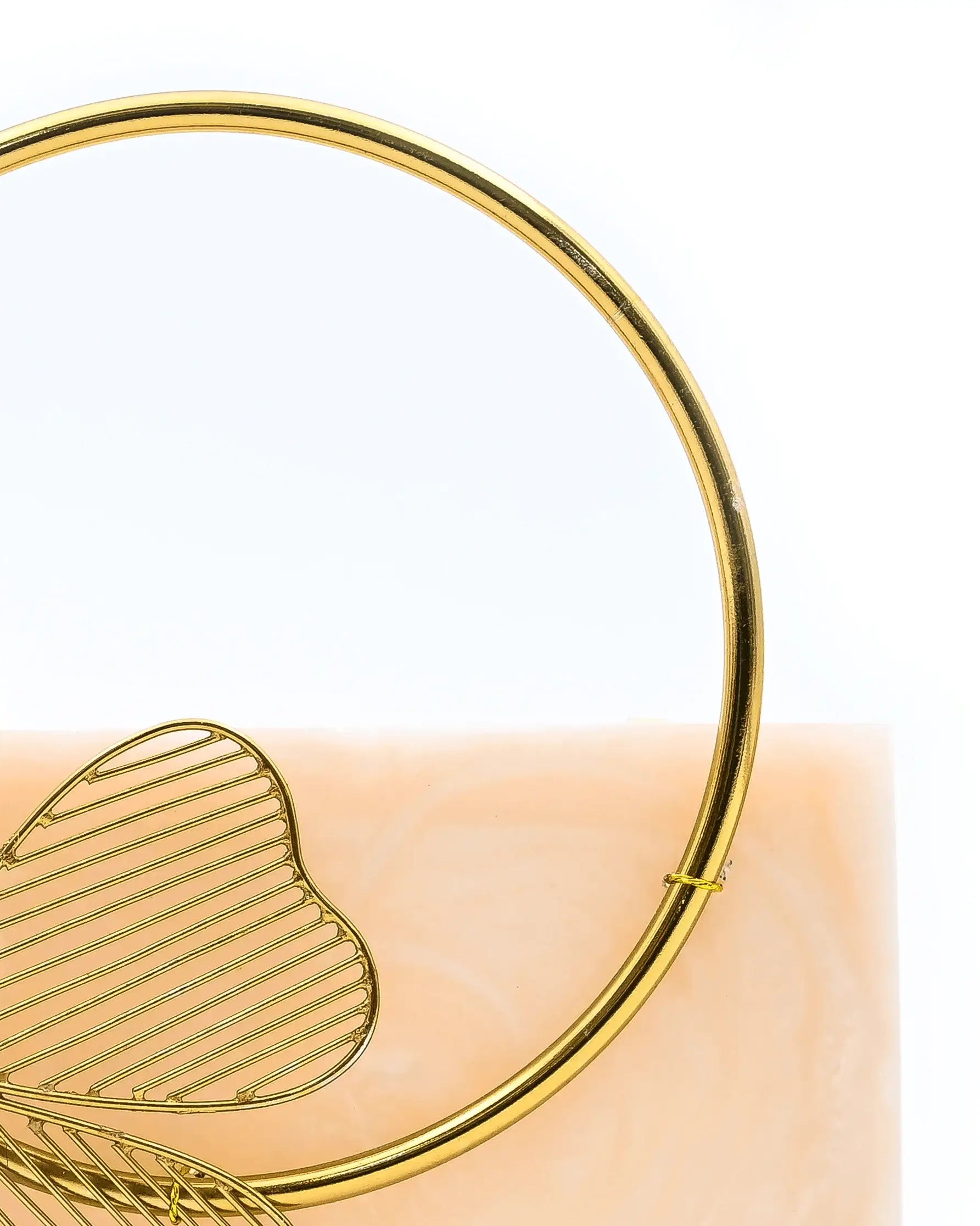 Sugarcrush Beige luxury embellished clutch with handle - SUGARCRUSH