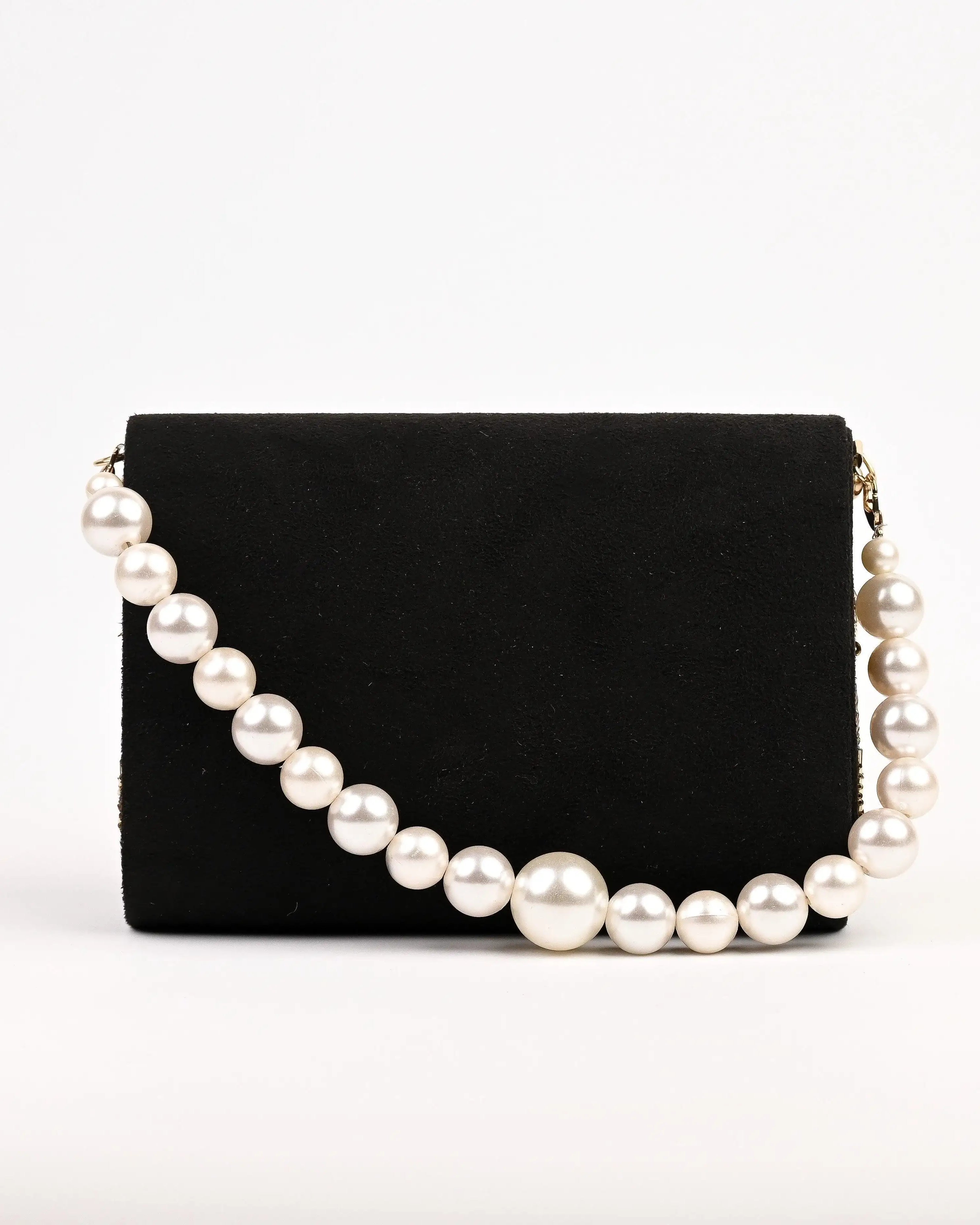 Sugarcrush bridal Embroidered Luxury Bag-Black - SUGARCRUSH