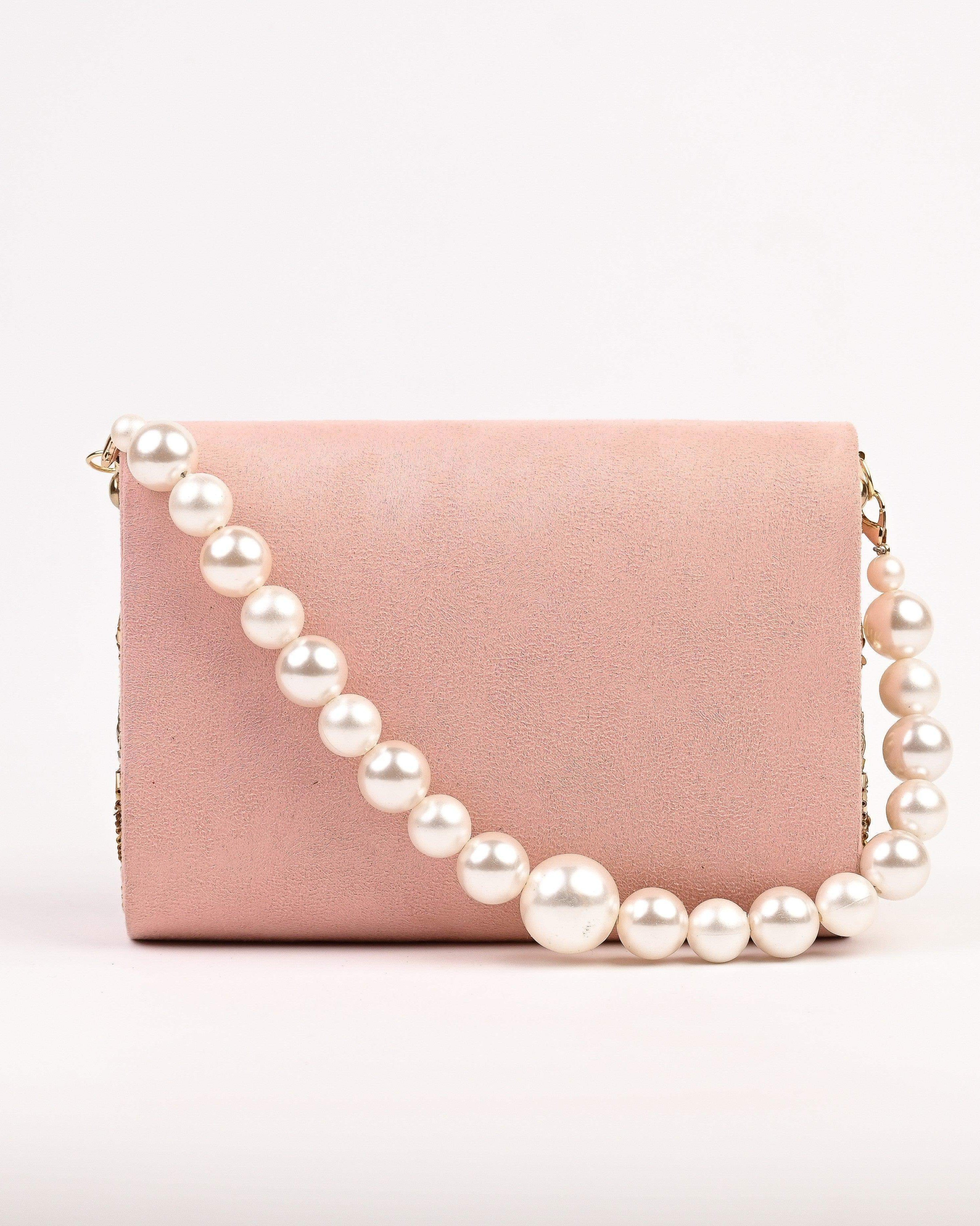 Sugarcrush bridal Embroidered Luxury Bag-Peach - SUGARCRUSH