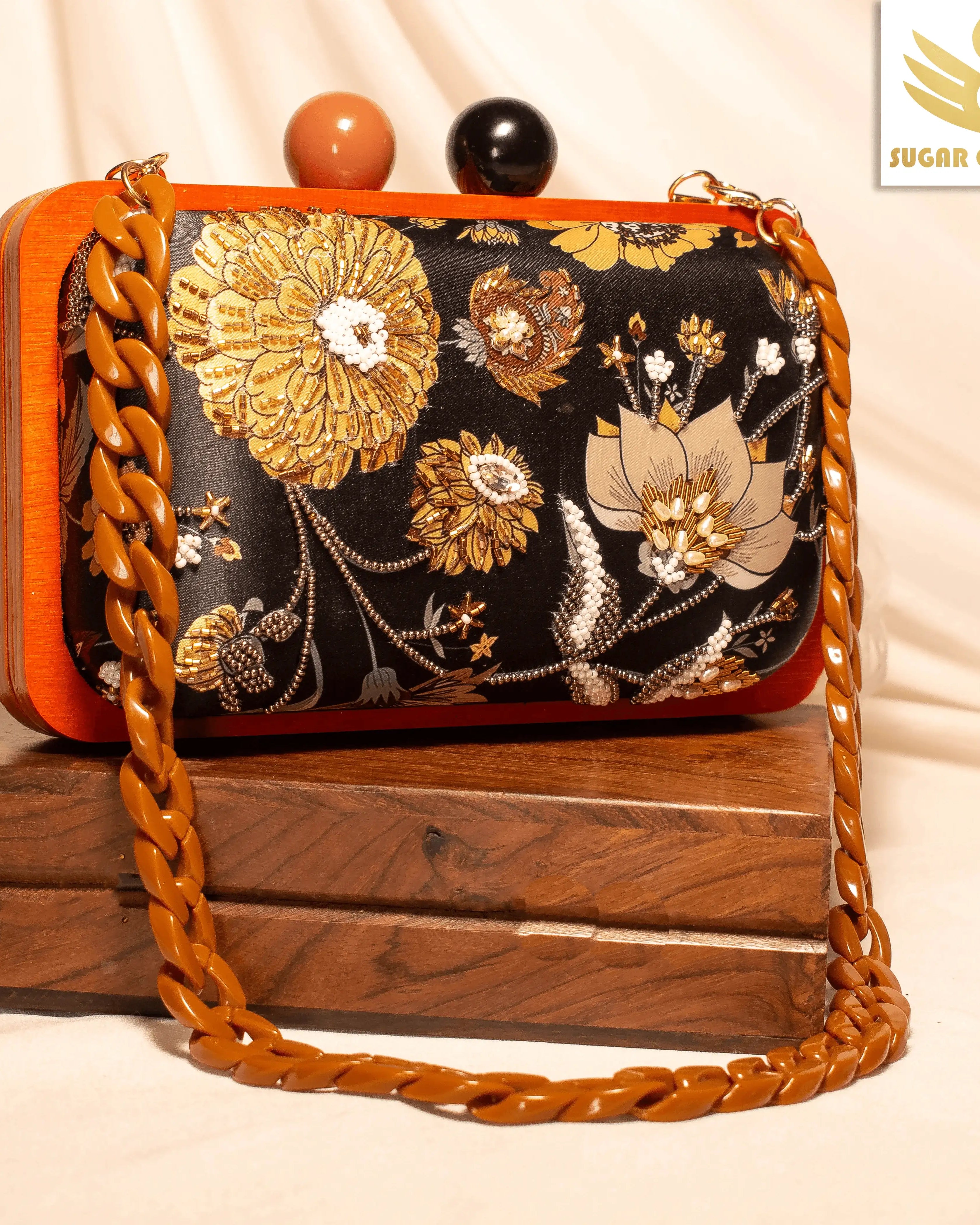 Sugarcrush Classic Clutch with Sling - SUGARCRUSH