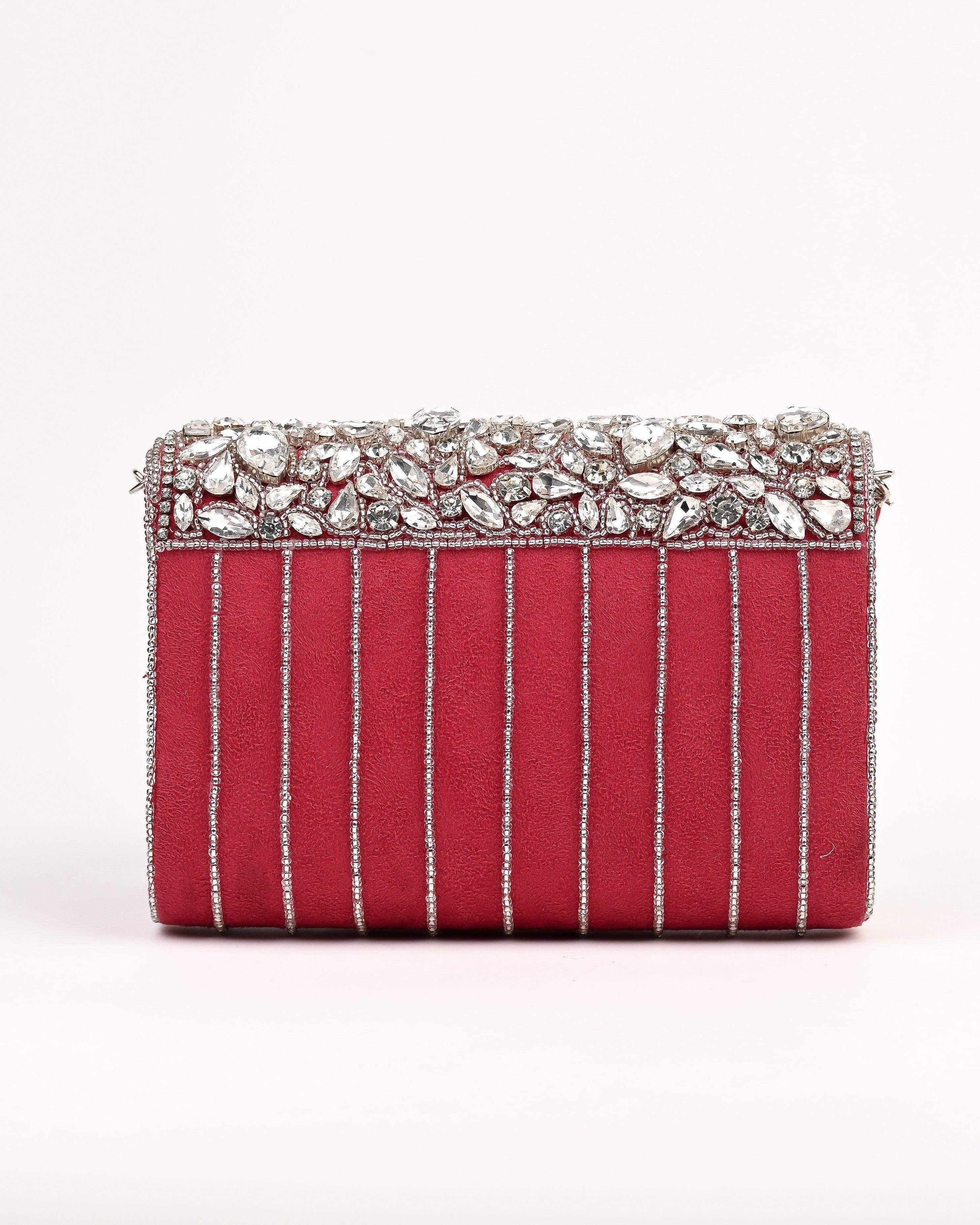 Sugarcrush Crystal Luxury Bag-Red - SUGARCRUSH