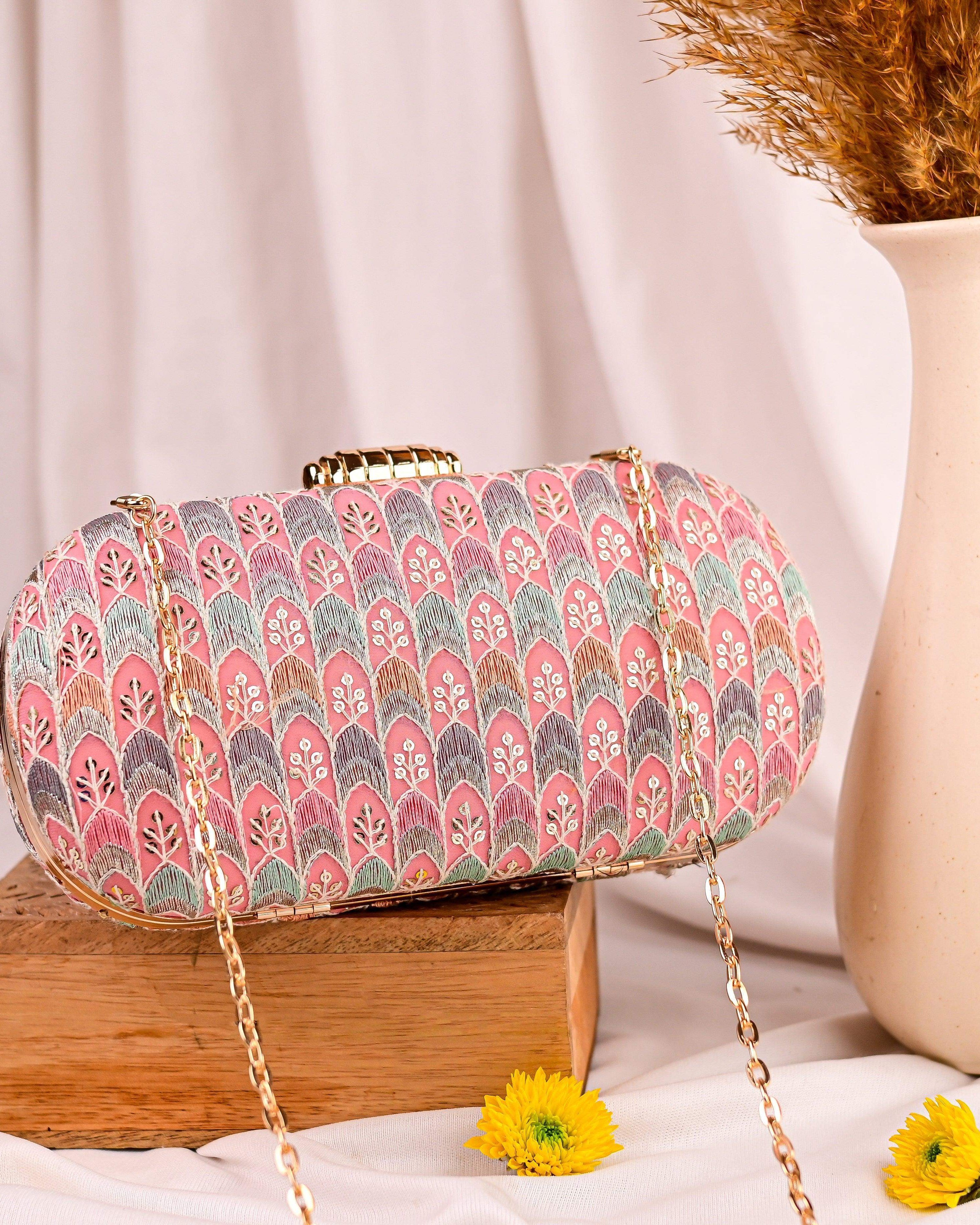 Sugarcrush Elan Fabric Clutch - SUGARCRUSH