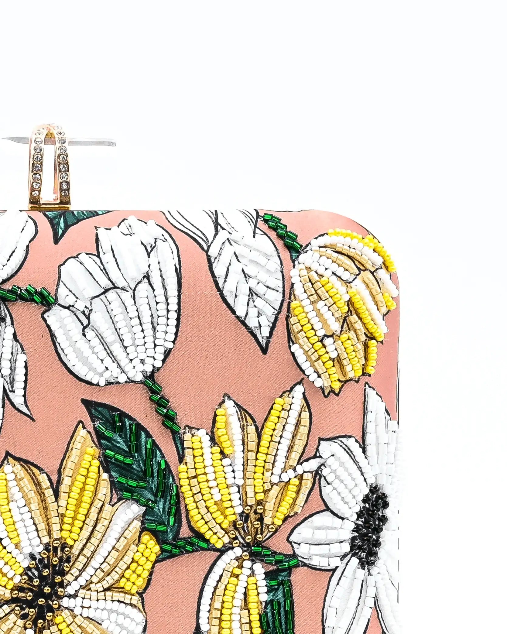 Sugarcrush Floral embroidered Printed Clutch - SUGARCRUSH