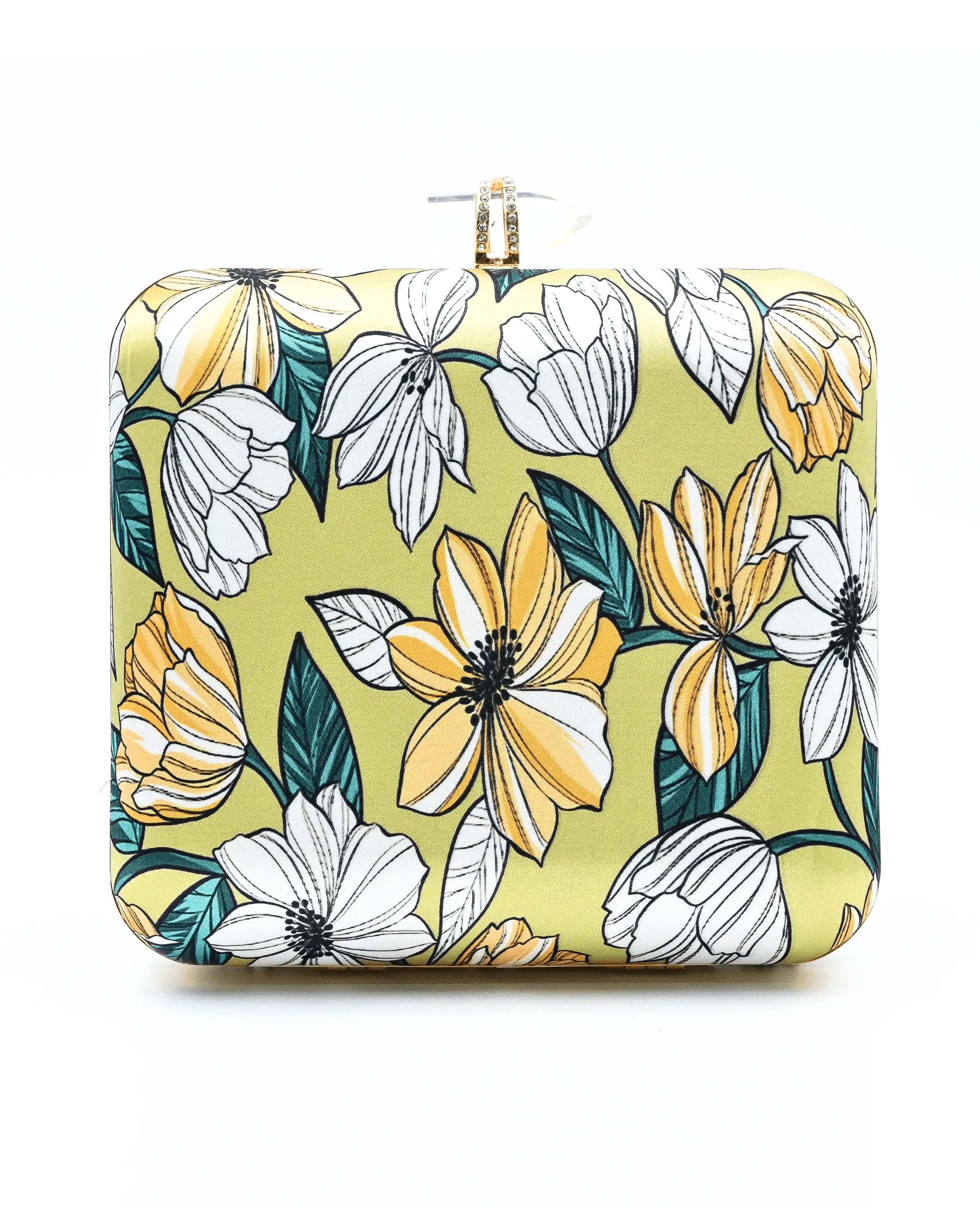 Sugarcrush Floral embroidered Printed Clutch - SUGARCRUSH