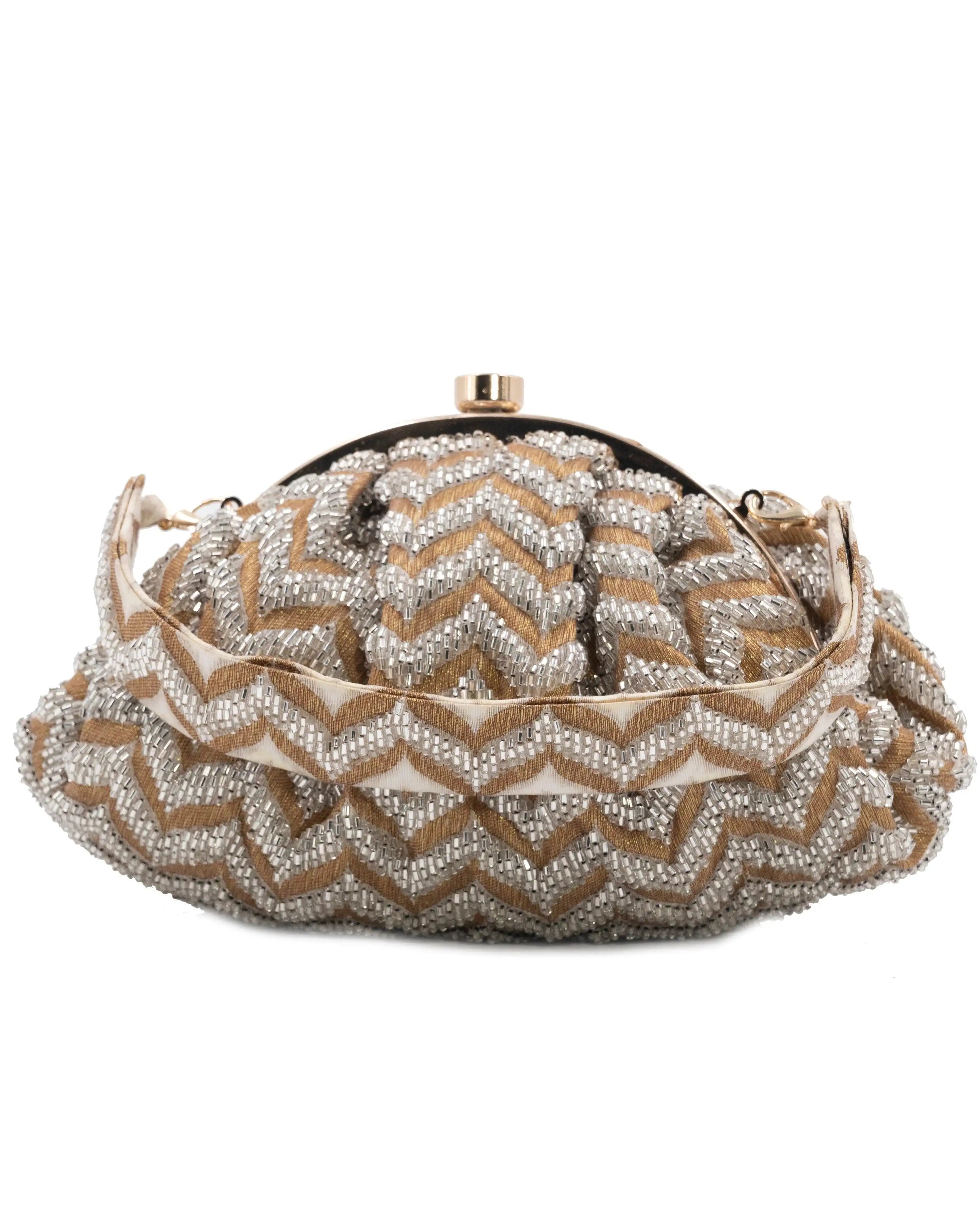 Sugarcrush Gold Soft Pouch with Handle - SUGARCRUSH