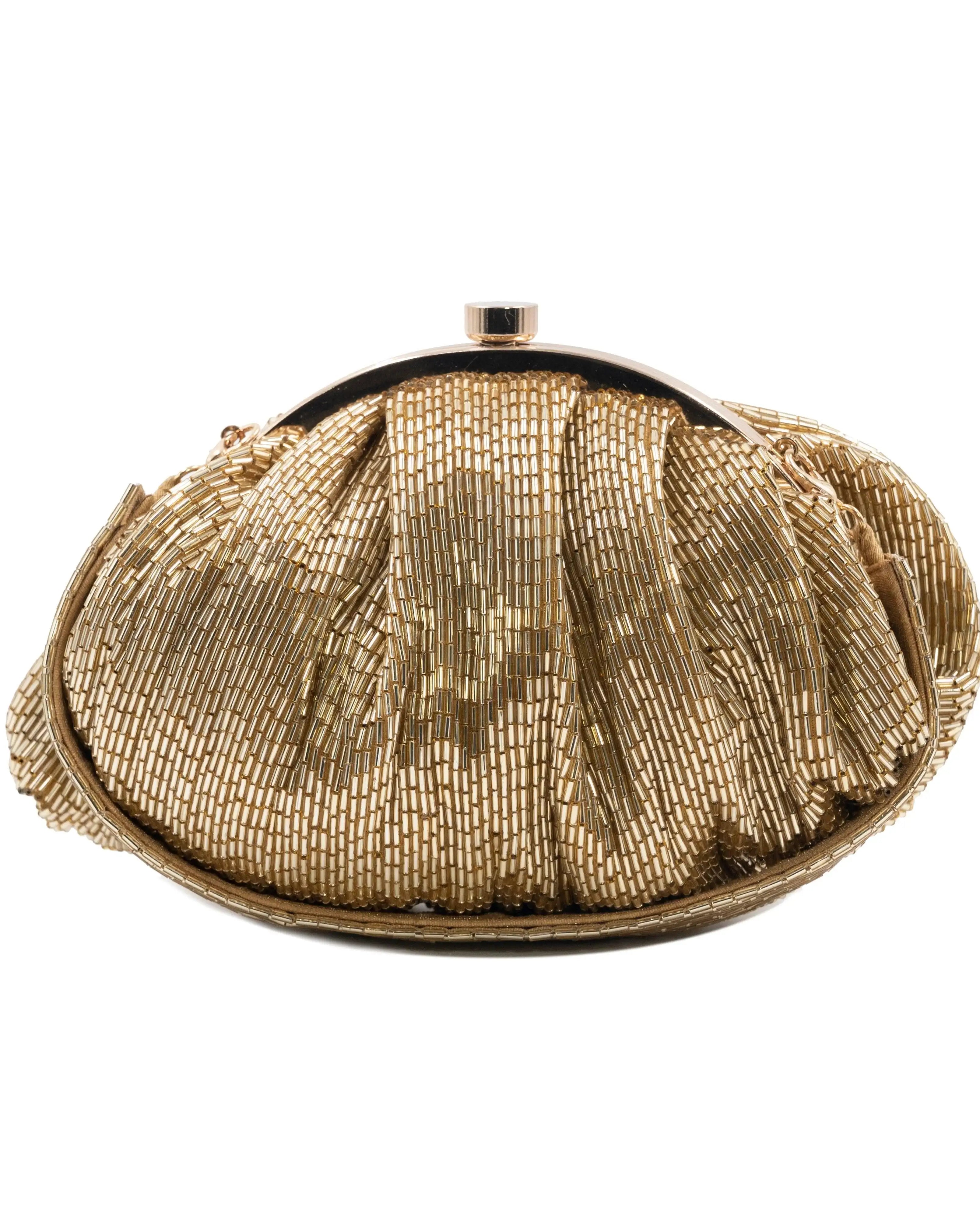 Sugarcrush Gold Soft Pouch with Handle - SUGARCRUSH
