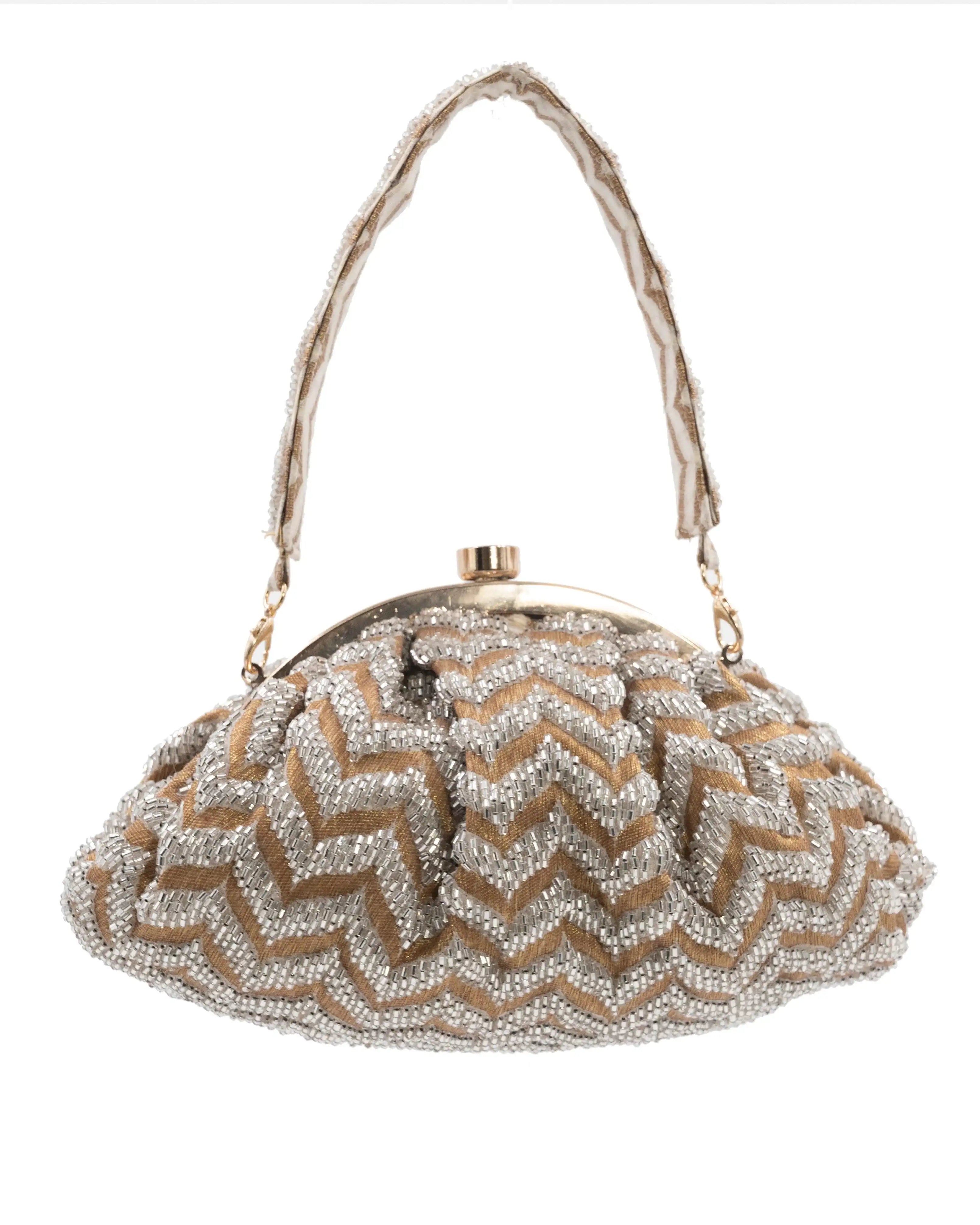 Sugarcrush Gold Soft Pouch with Handle - SUGARCRUSH