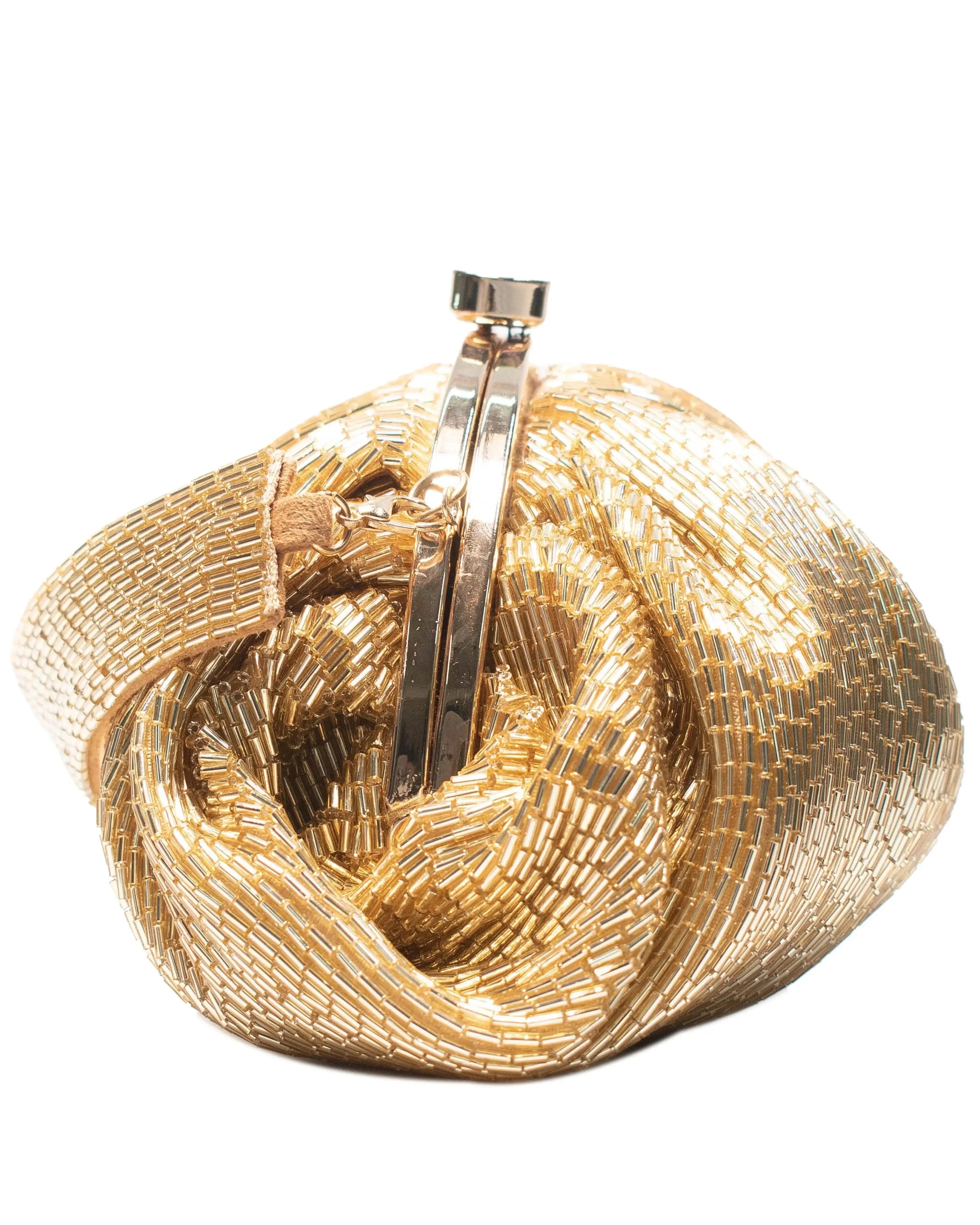 Sugarcrush Gold Soft Pouch with Handle - SUGARCRUSH