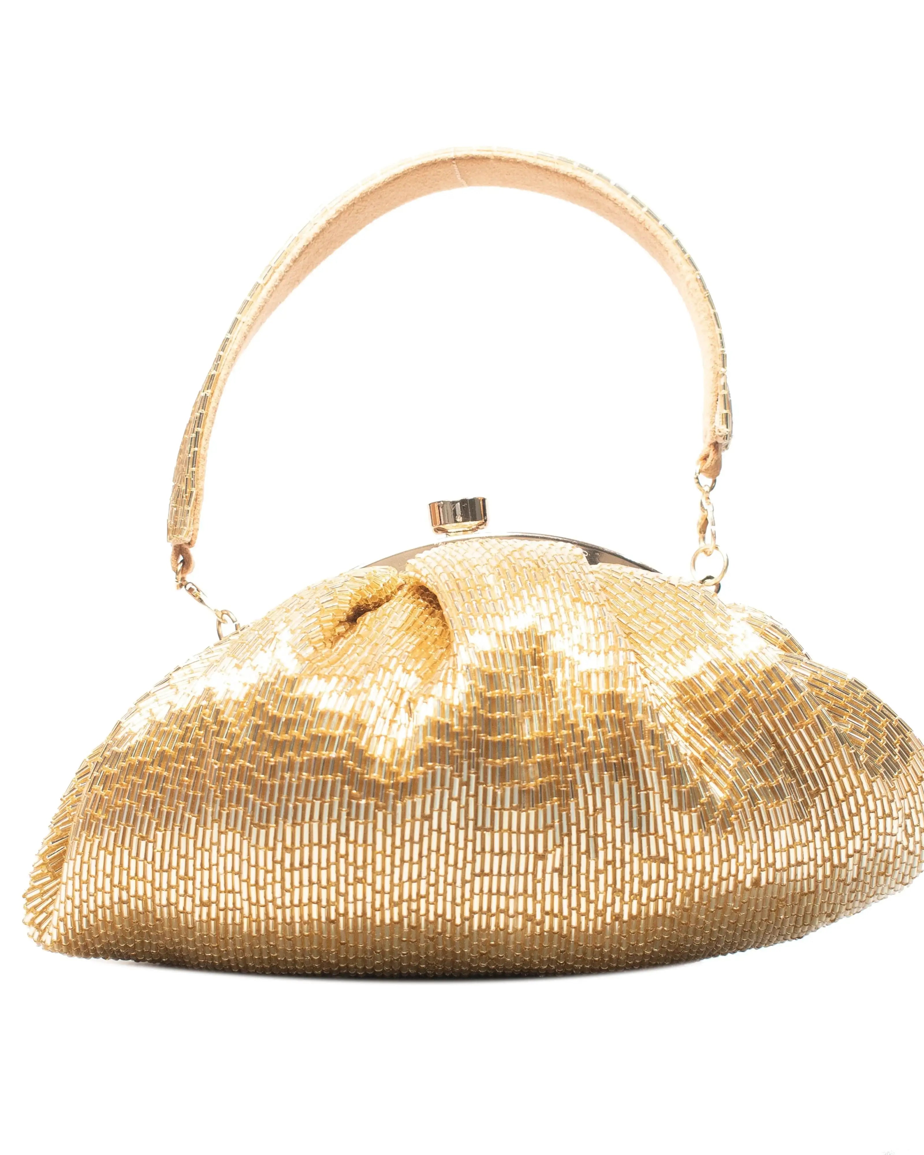 Sugarcrush Gold Soft Pouch with Handle - SUGARCRUSH