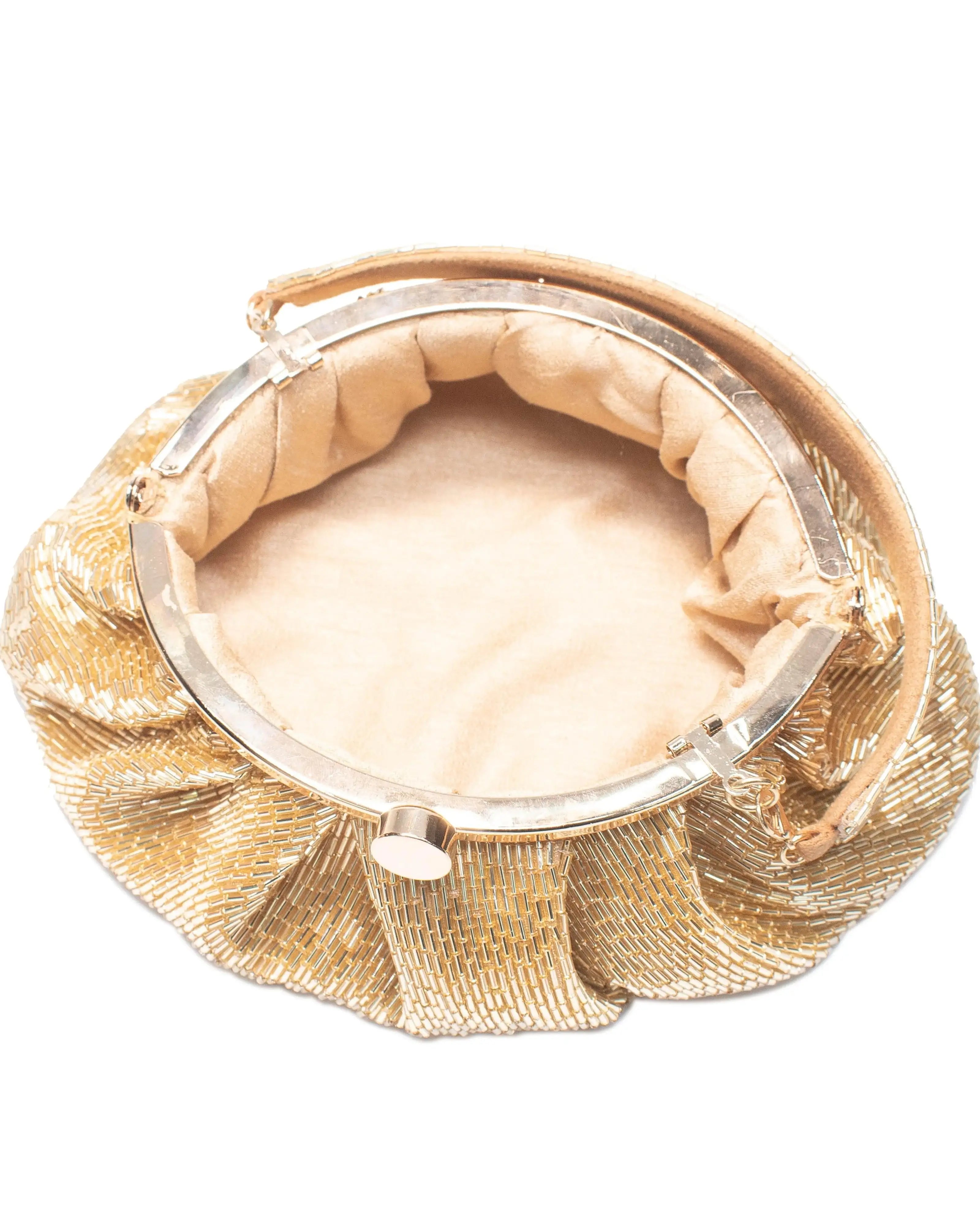 Sugarcrush Gold Soft Pouch with Handle - SUGARCRUSH