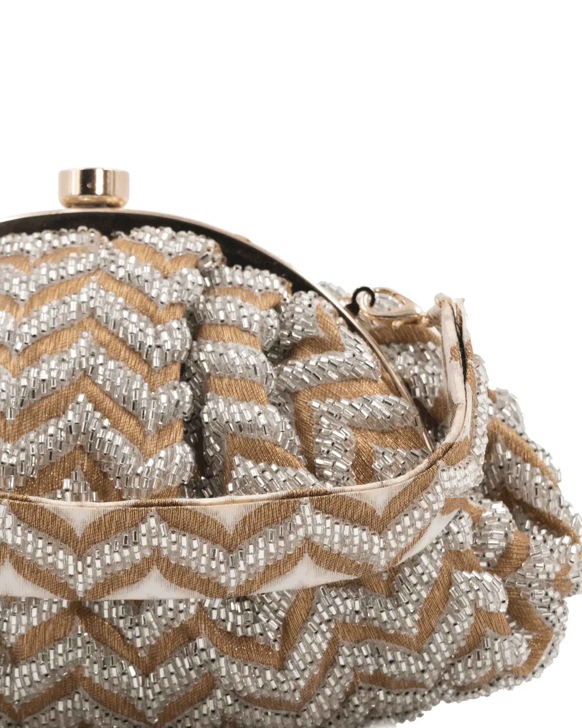 Sugarcrush Gold Soft Pouch with Handle - SUGARCRUSH