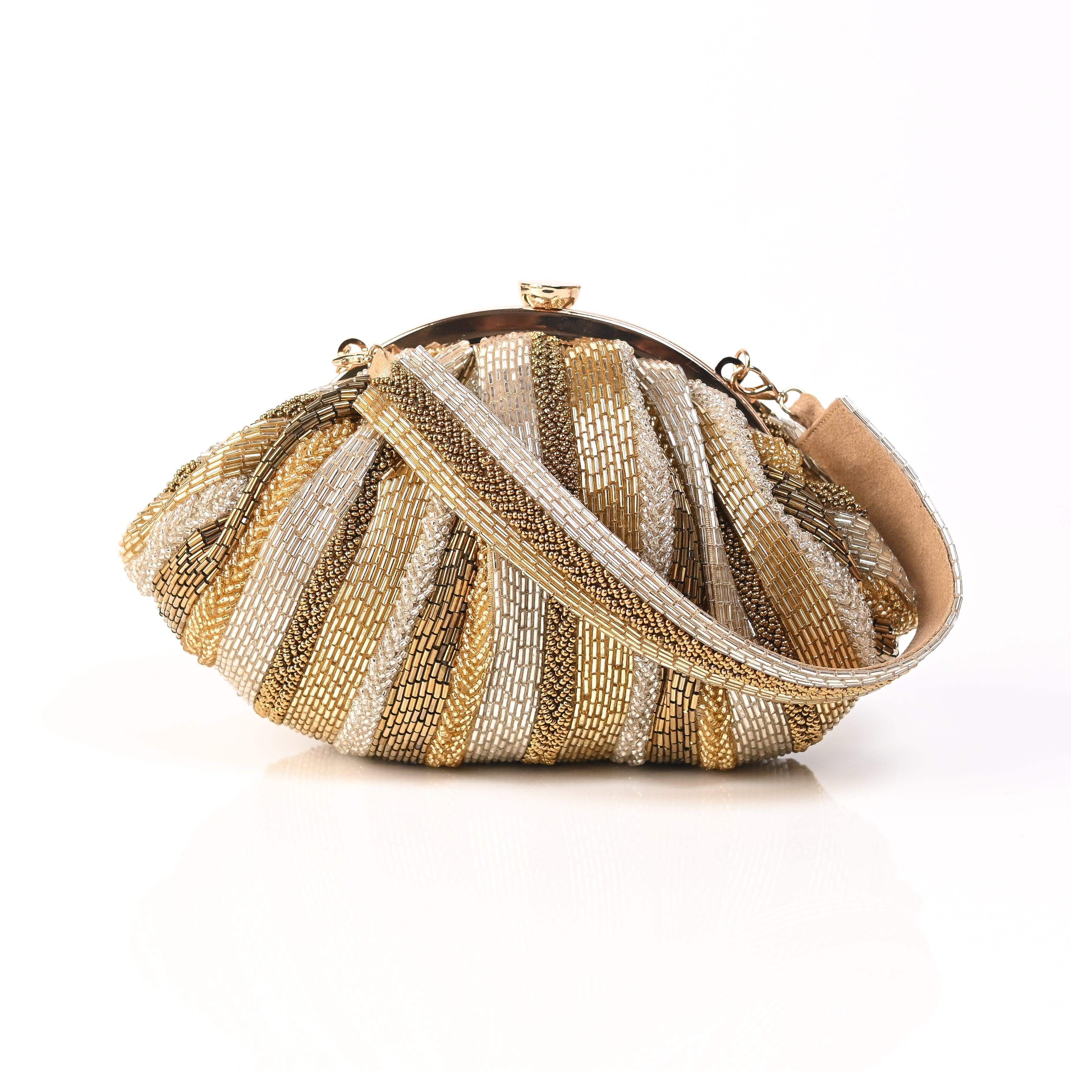 Sugarcrush Golden Soft Pouch with Handle - SUGARCRUSH